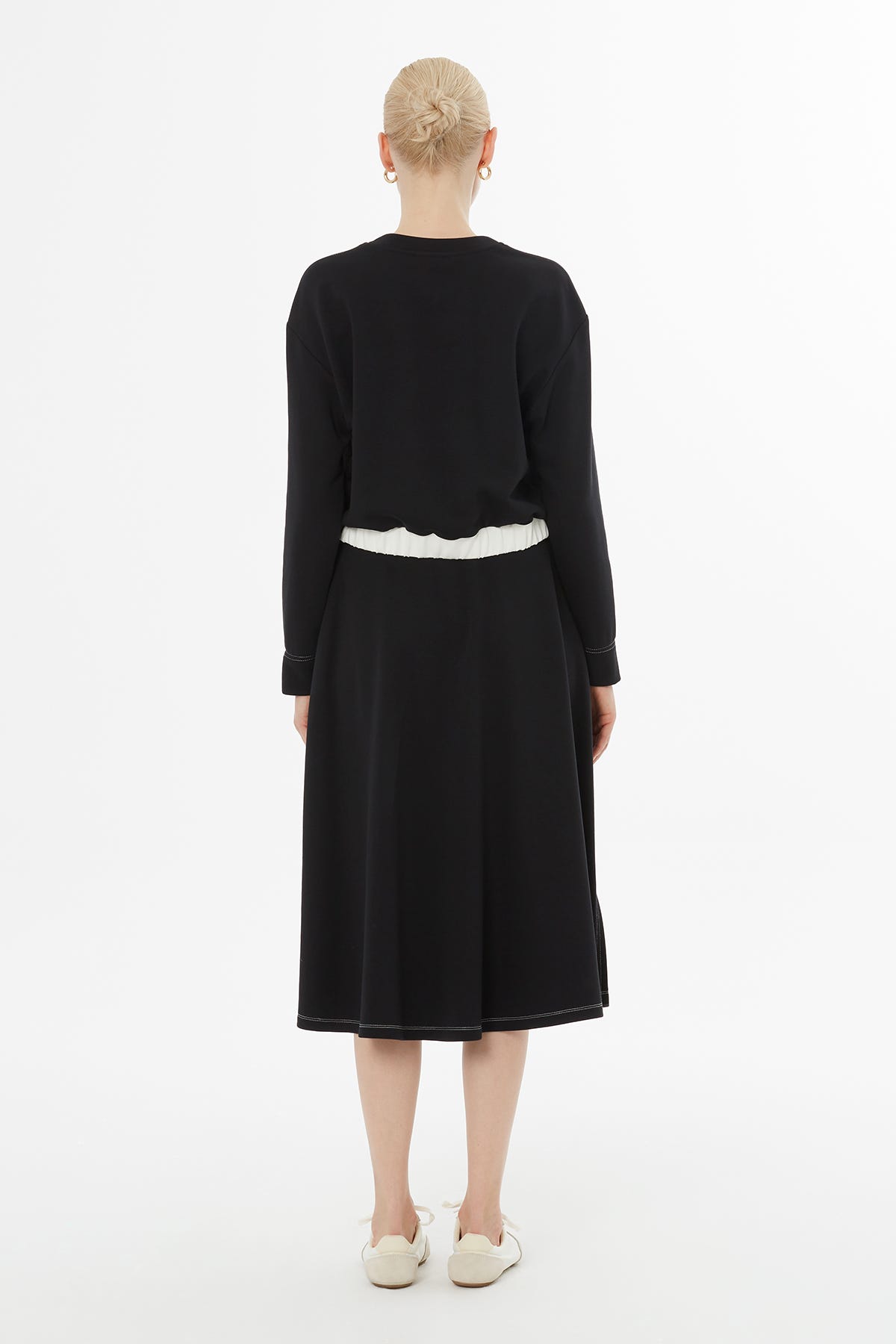 Beli Lastikli Kordonlu  Etekli Takım