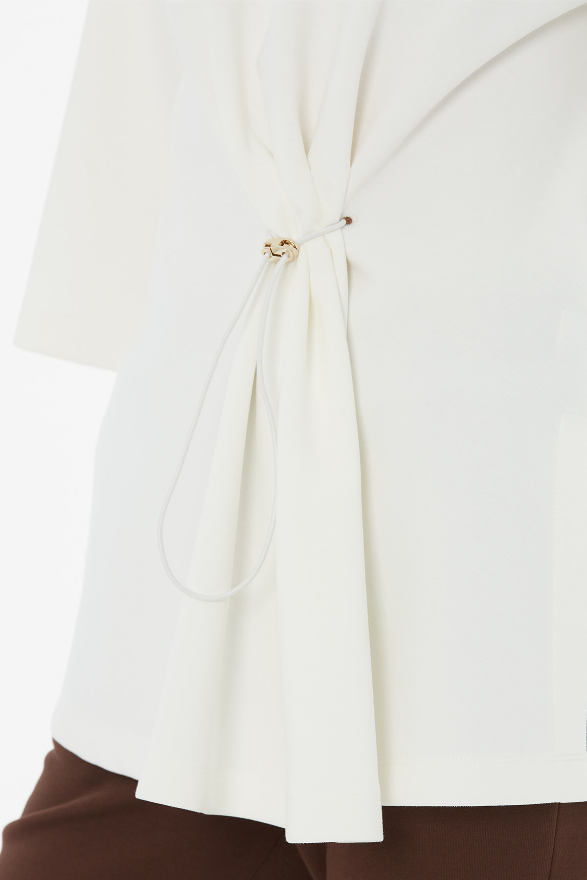 Belde Büzgü Detaylı Truvakar Kol Bluz