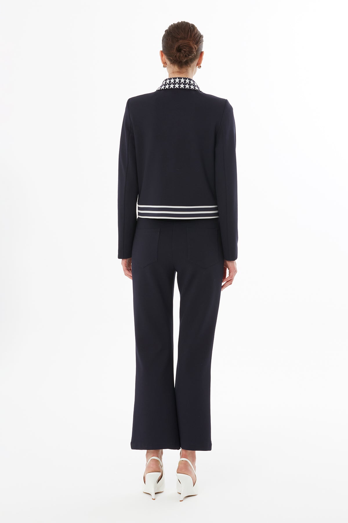 Gömlek Yakalı Fermuar Kapamalı Ceket