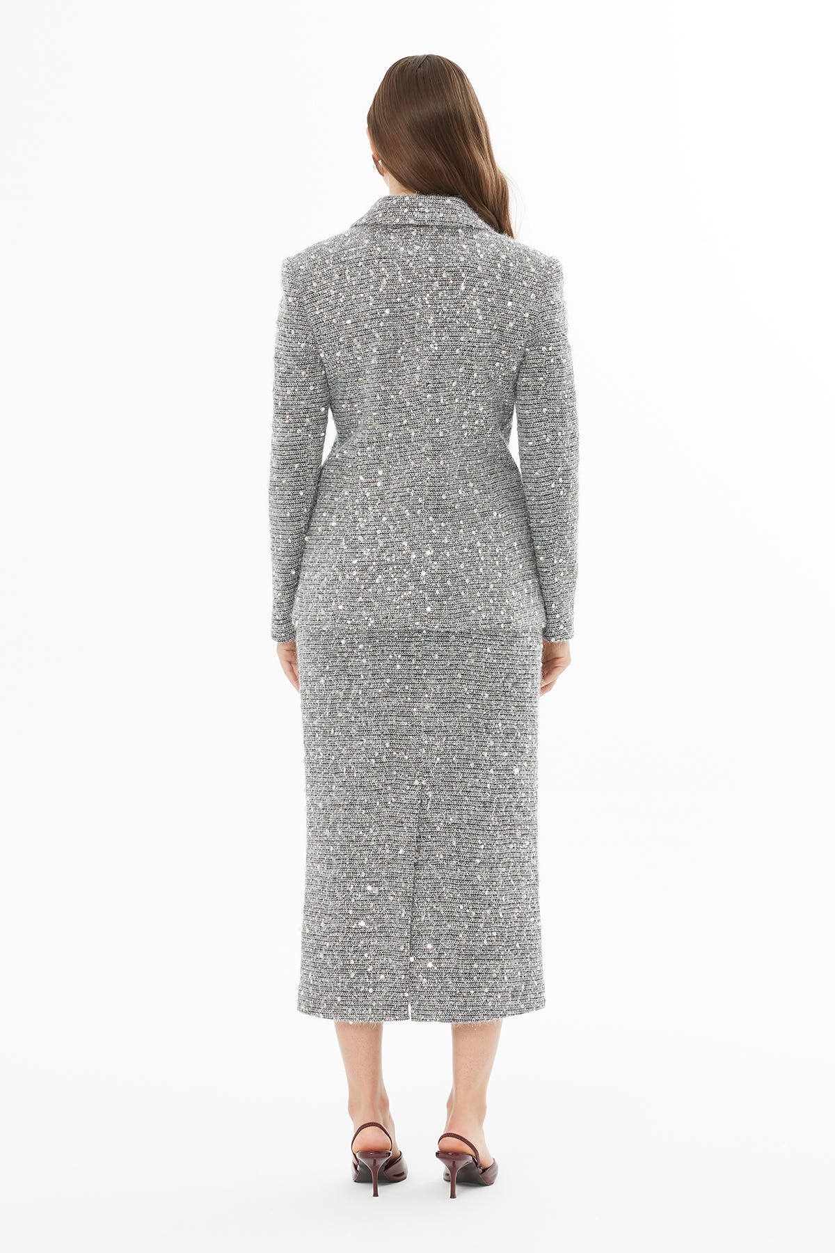 Erkek Yakalı Önden Düğmeli Cepli Ceket