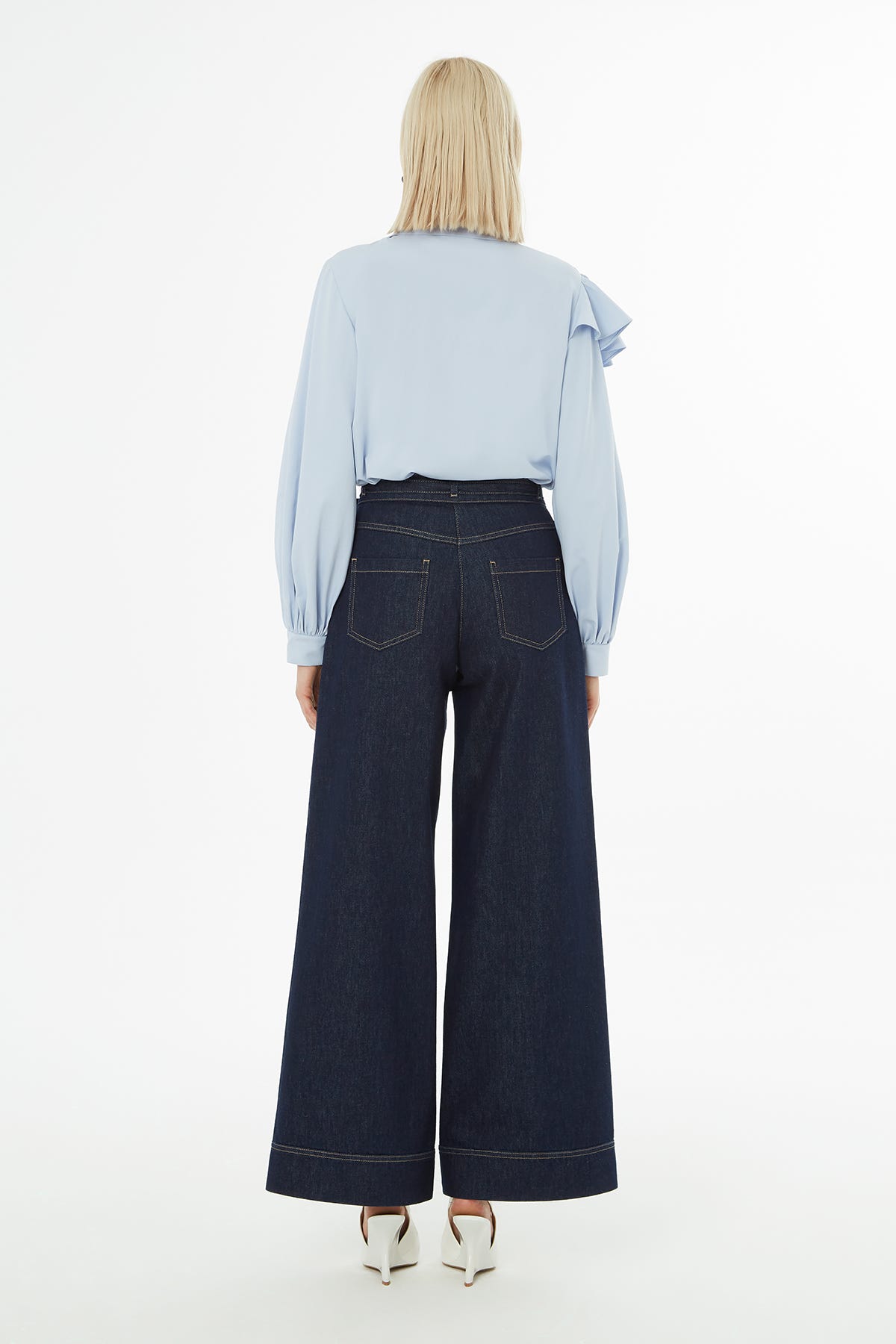 Kemerli Jean Pantolon