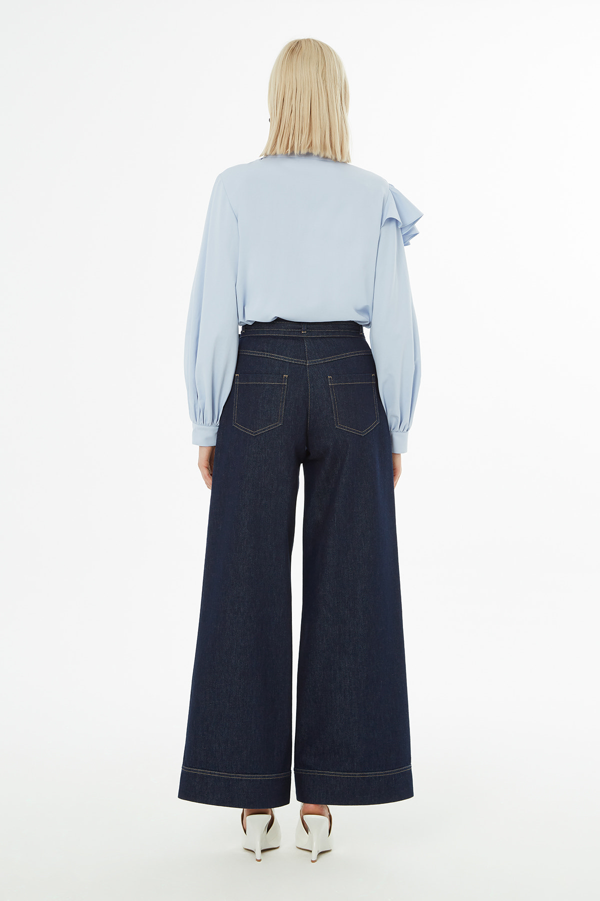 Kemerli Jean Pantolon