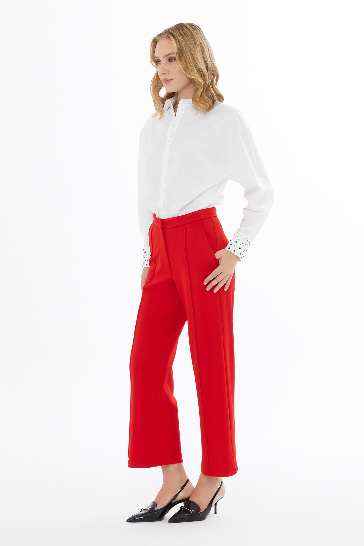 Kanca Kapamalı Havuç Pantolon