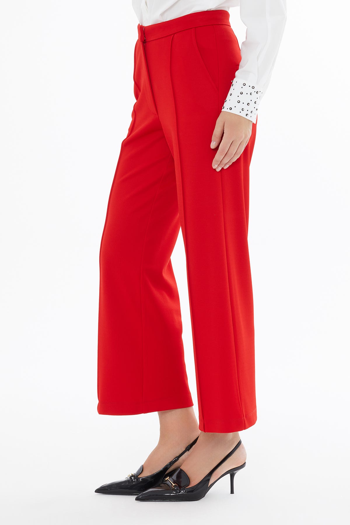 Kanca Kapamalı Havuç Pantolon