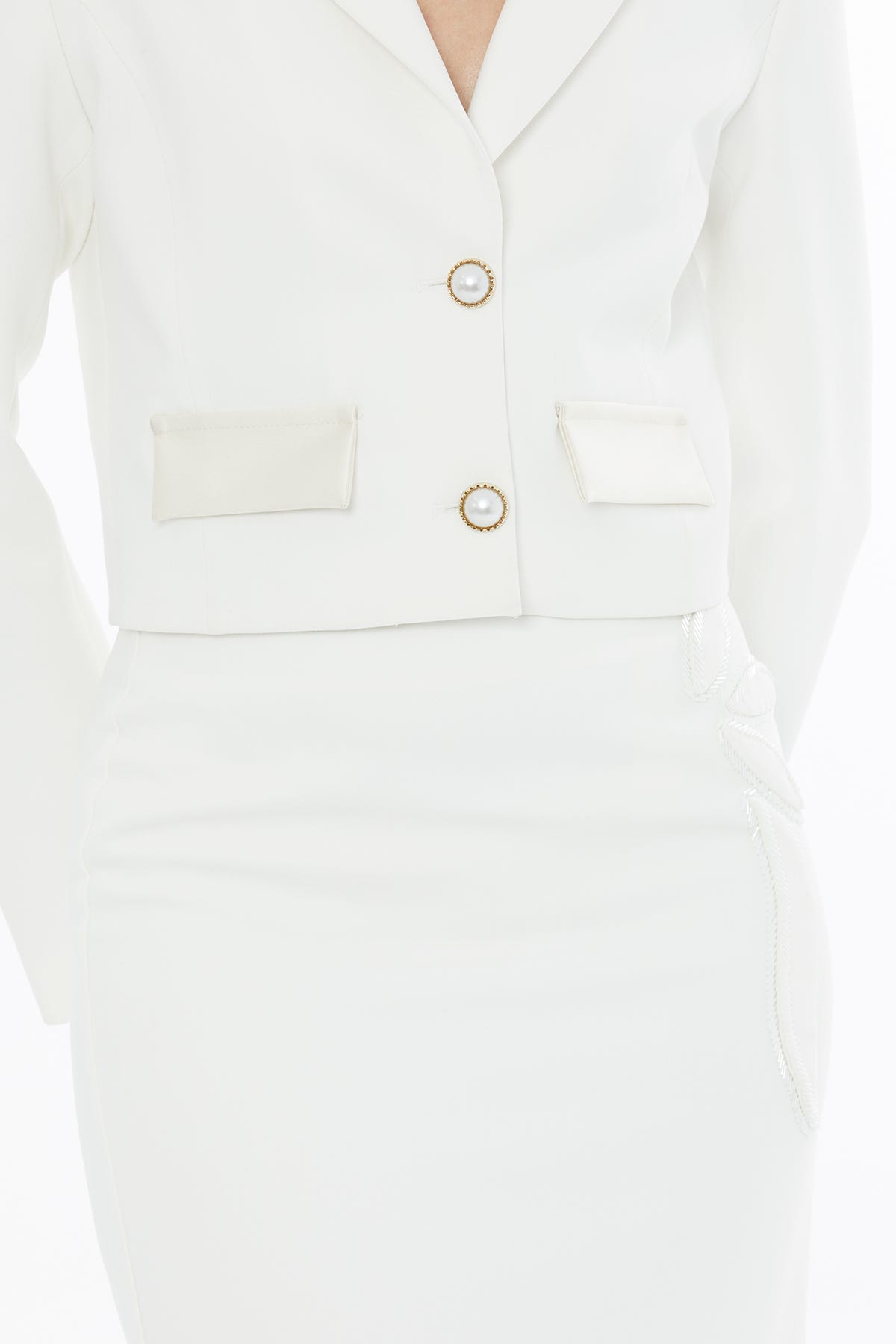 Erkek Yaka Düğme Kapamalı Ceket