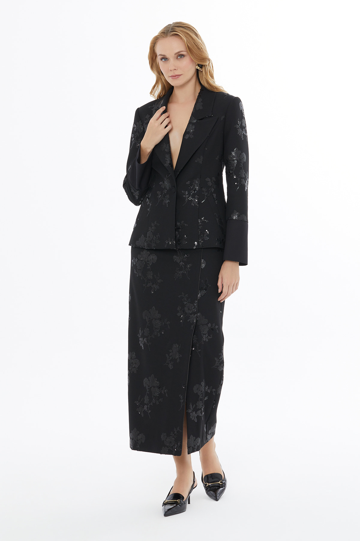 Erkek Yaka Düğme Kapamalı Ceket