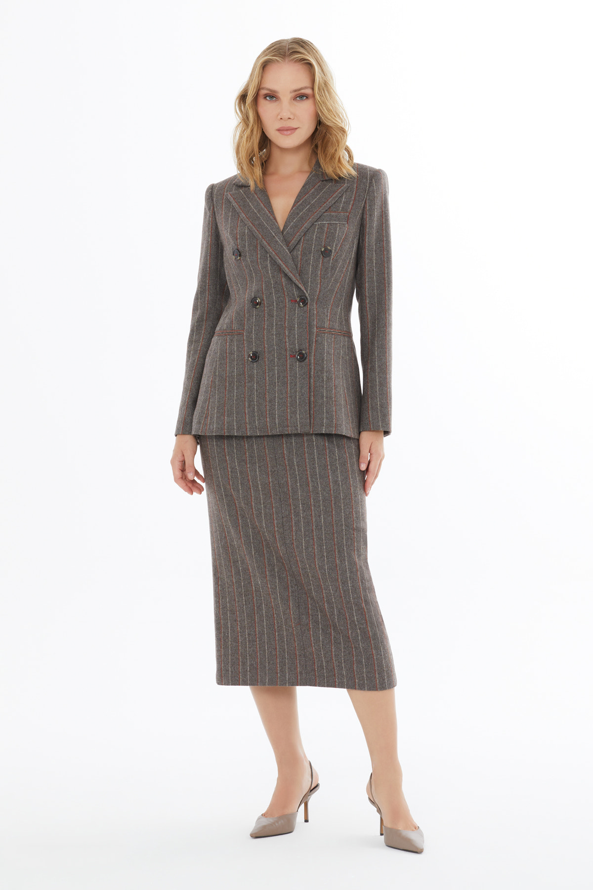 Erkek Yaka Düğme Kapamalı Ceket