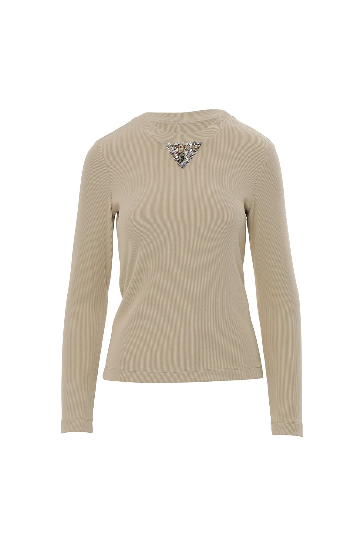 Taş Detaylı T-Shirt