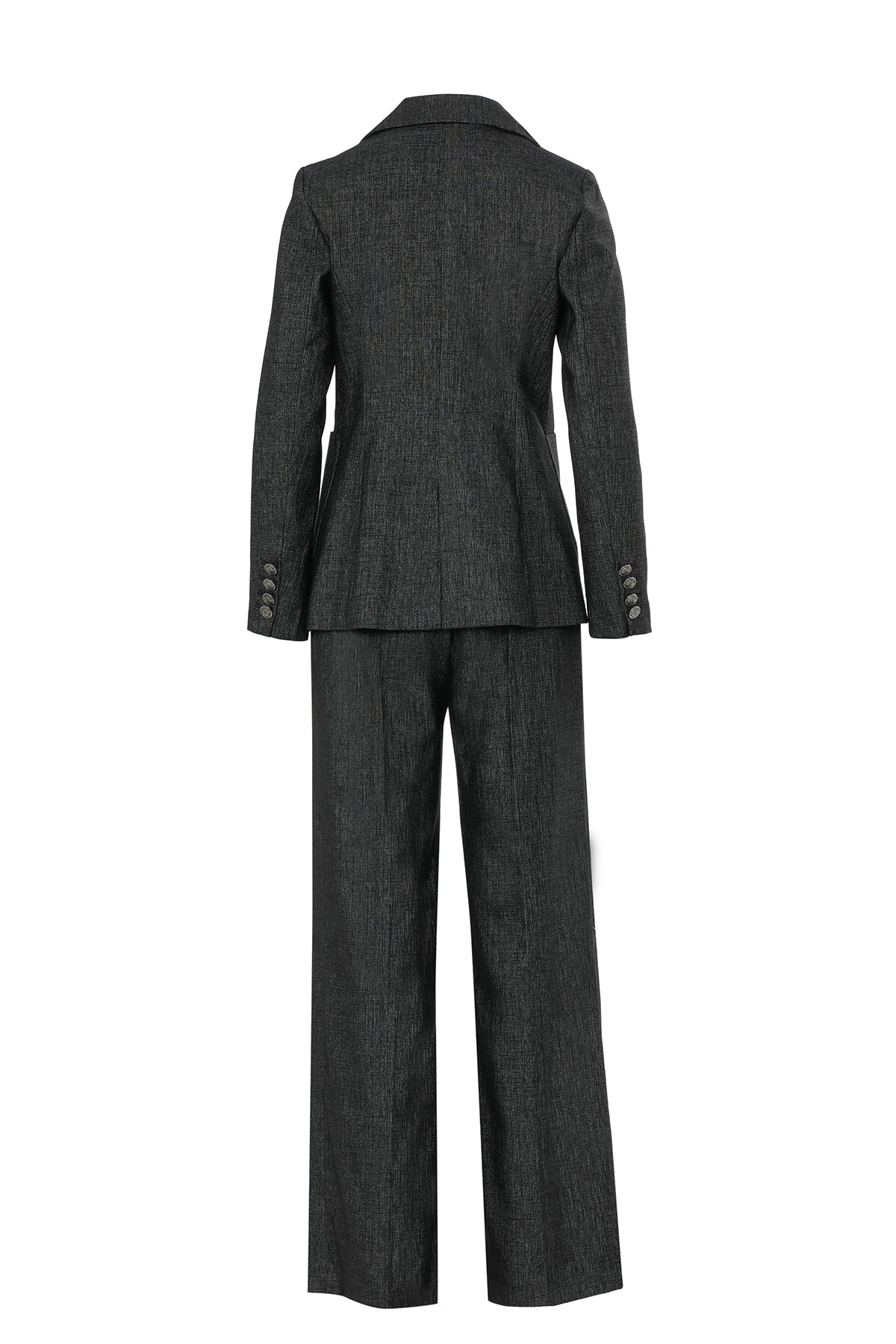 Blazer Ceketli Ve Palazzo Pantolonlu Takım