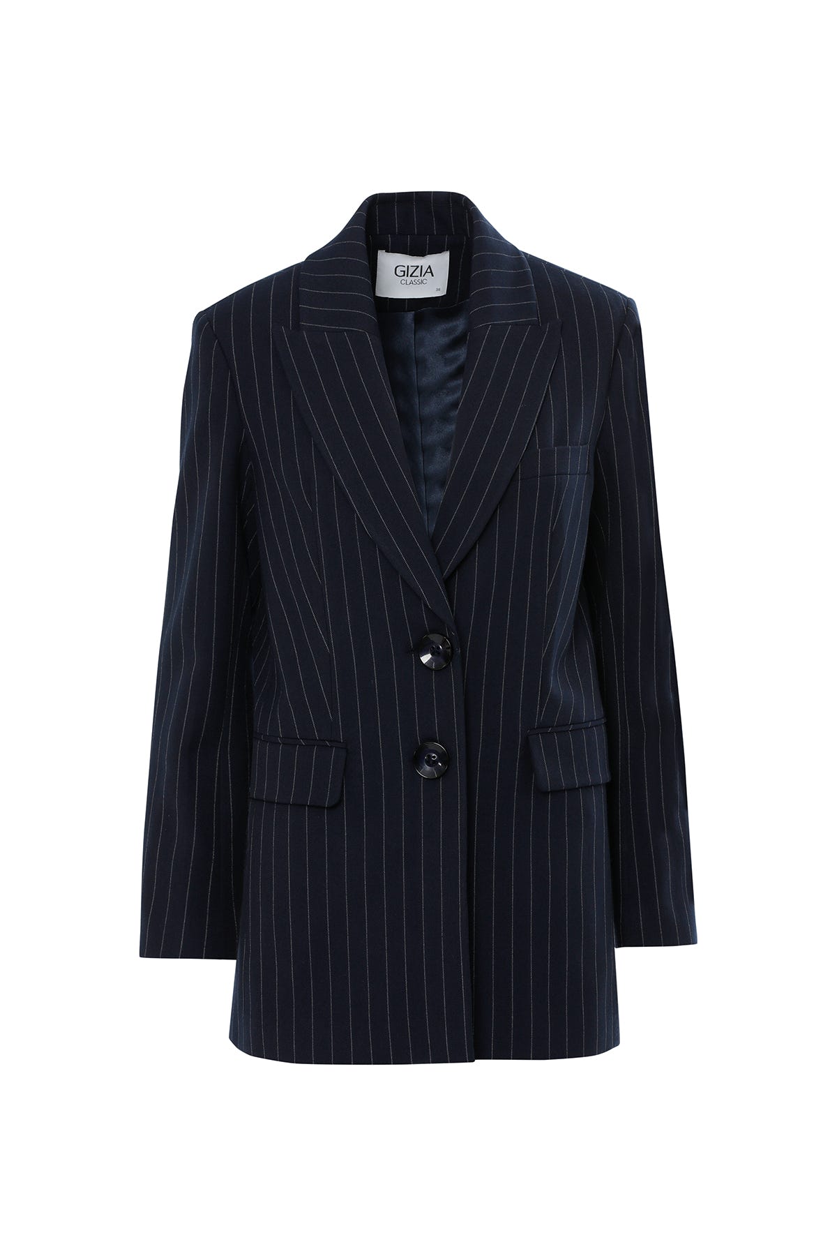 Önden Düğmeli Rahat Kesim Bleazer Ceket