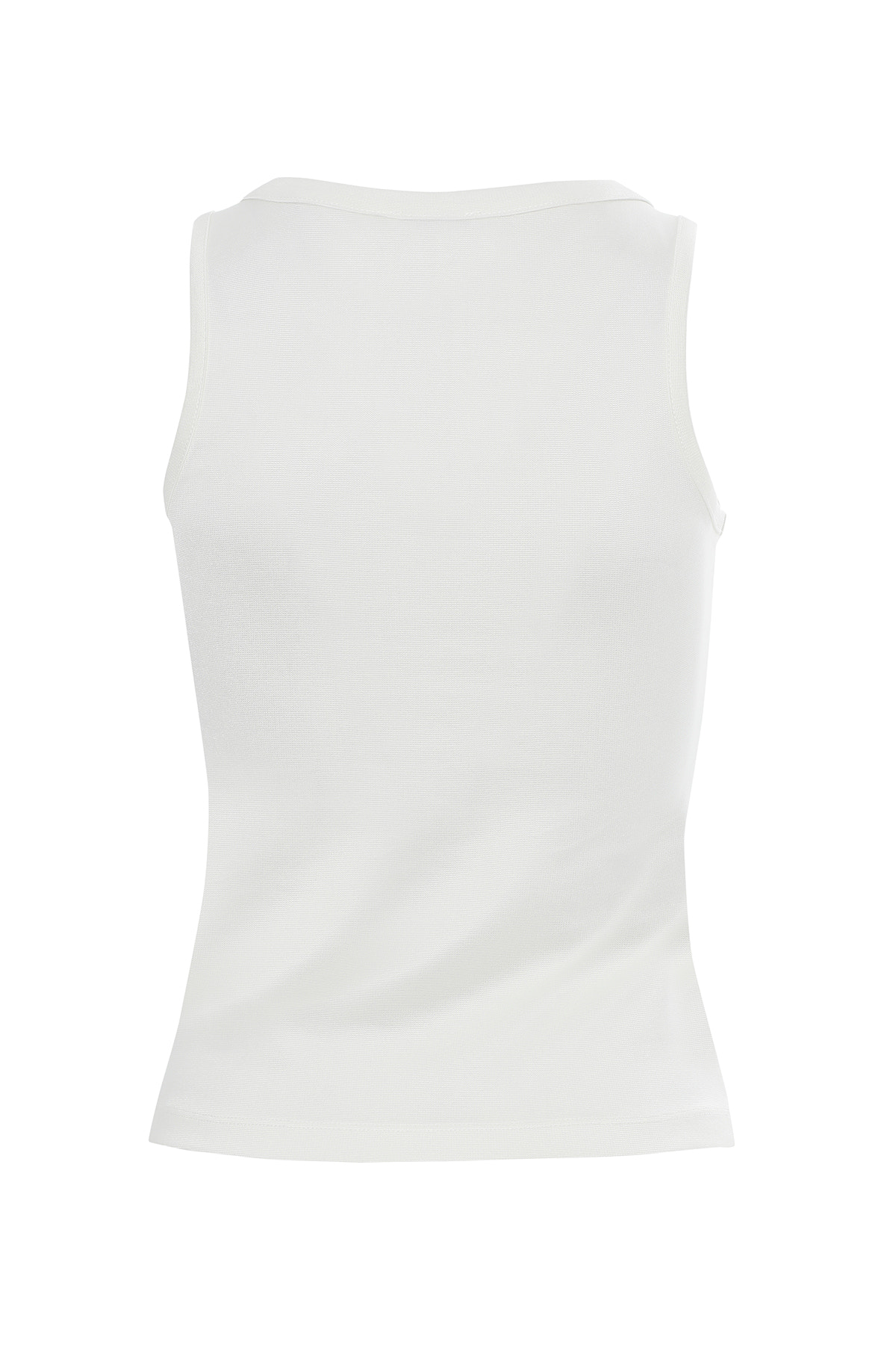 Yuvarlak Yaka Askılı Önü Baskılı Atlet