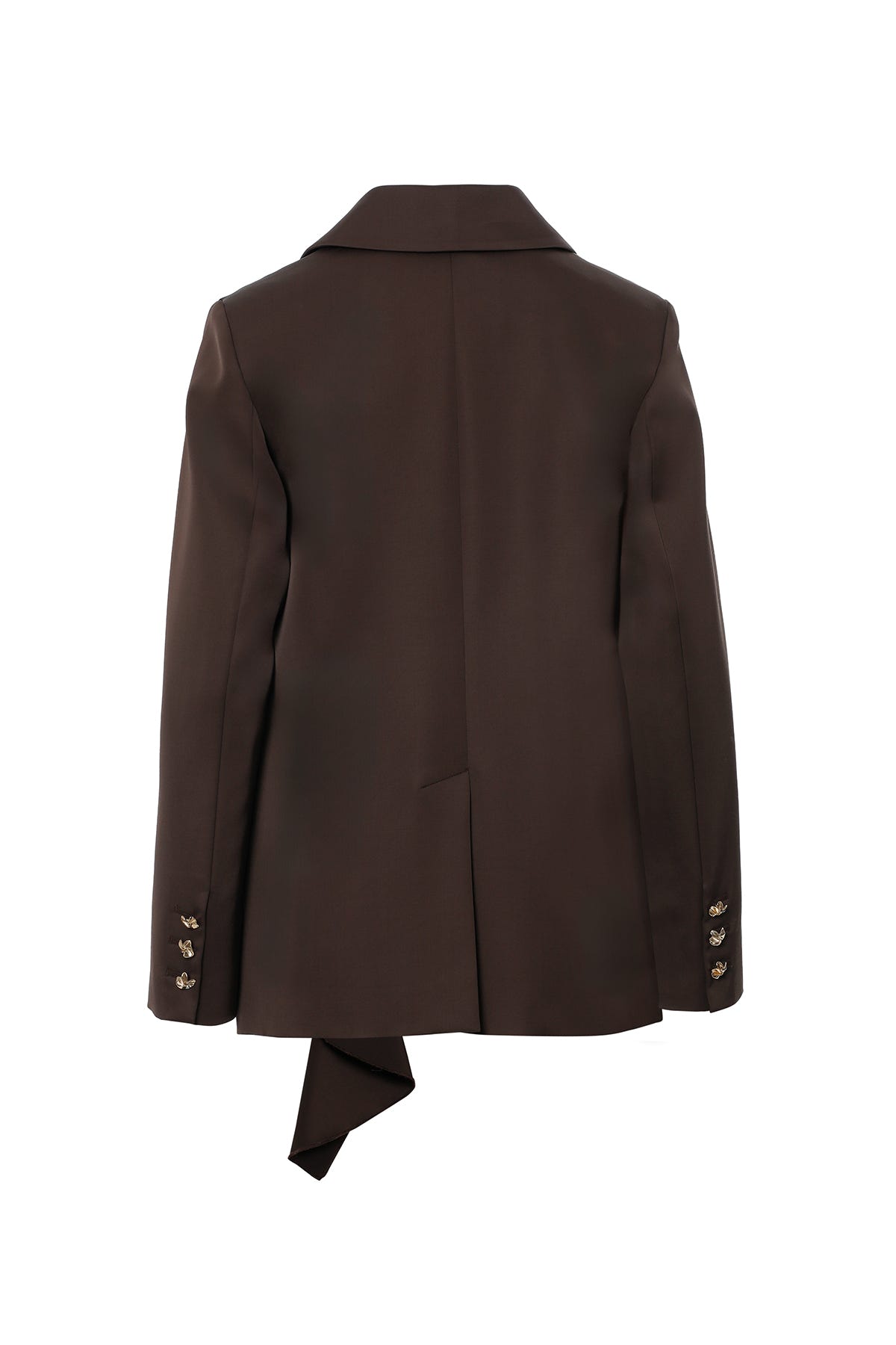 Fırfır Detaylı Klasik Ceket