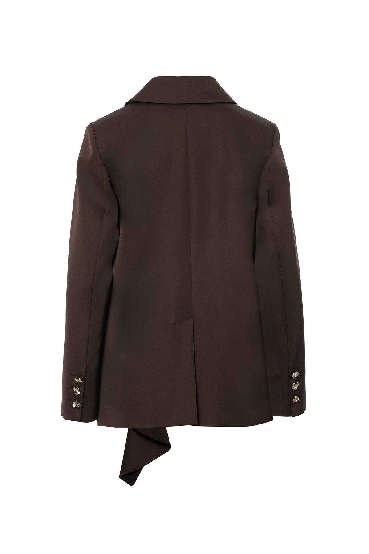 Fırfır Detaylı Klasik Ceket