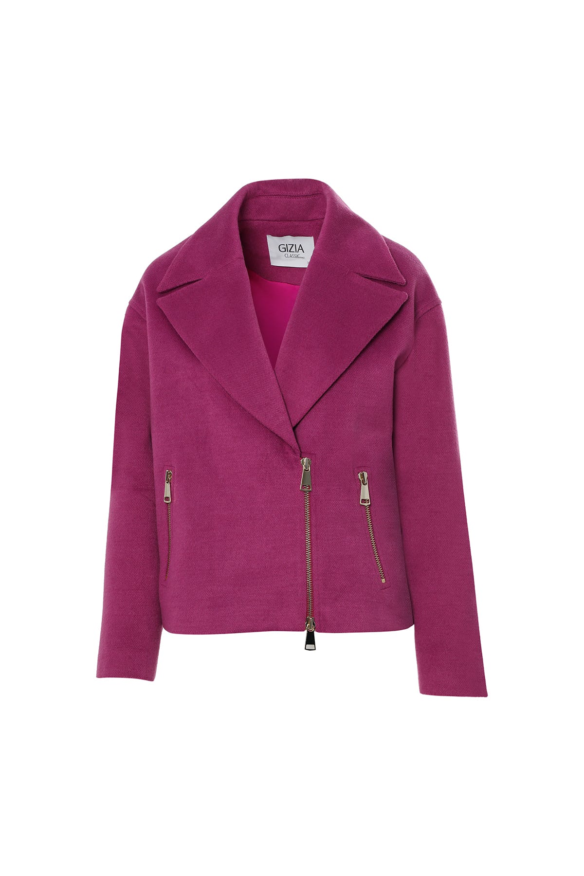 Önü Fermuarlı Oversıze Kaban