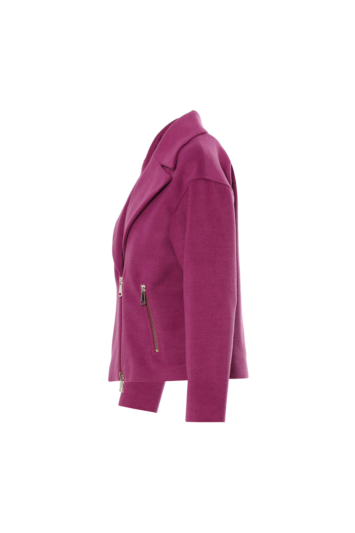 Önü Fermuarlı Oversıze Kaban