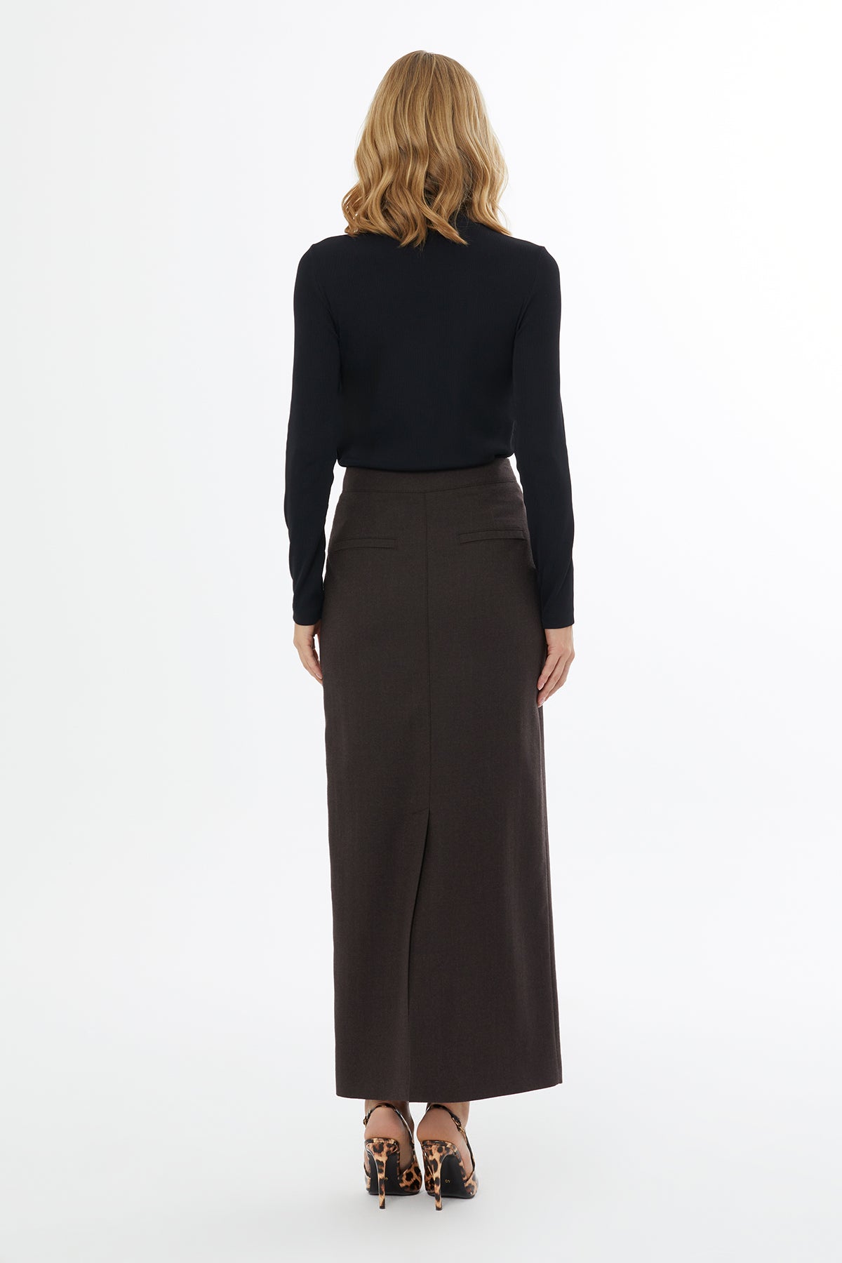 Yün Karışımlıı Kadın Etek