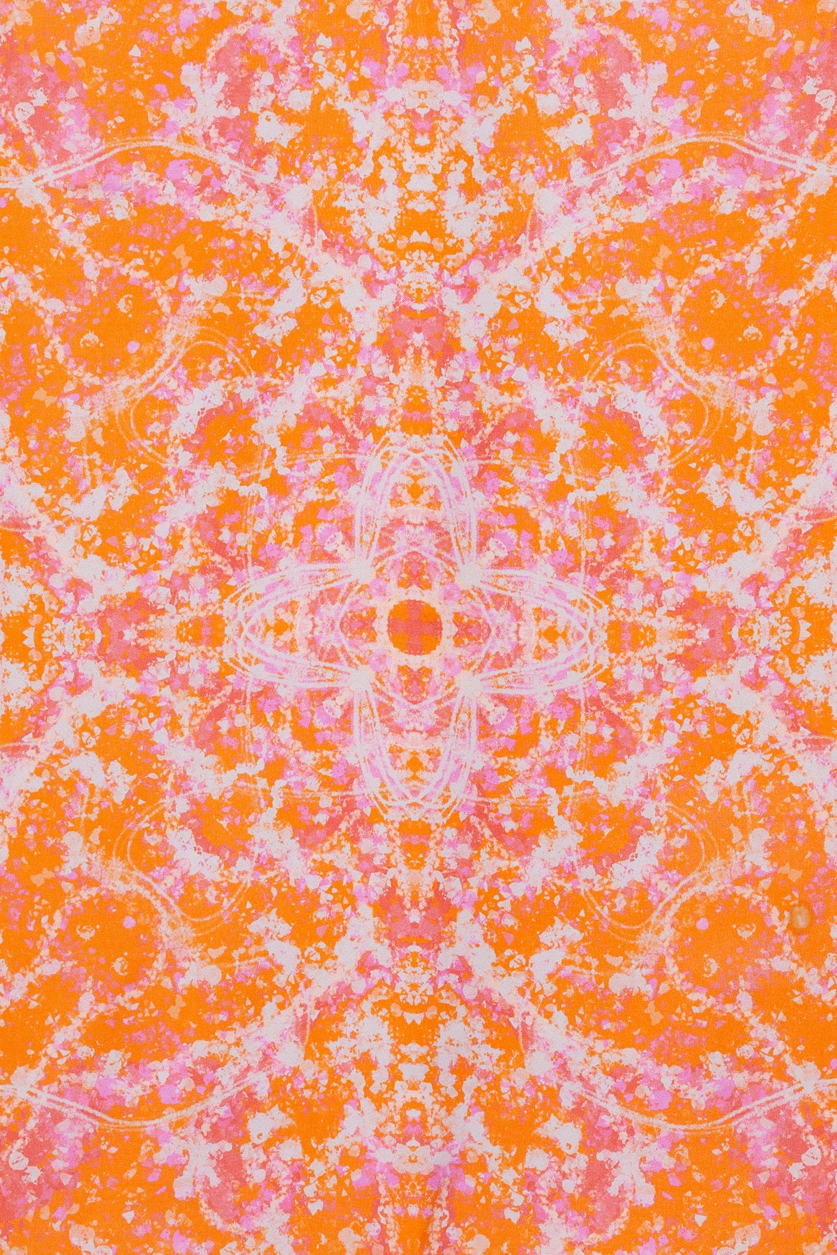 Simetrik Sprey Efektli Soyut Eşarp