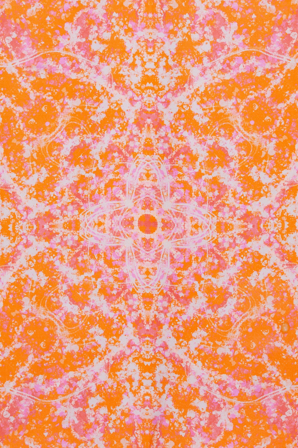 Simetrik Sprey Efektli Soyut Eşarp