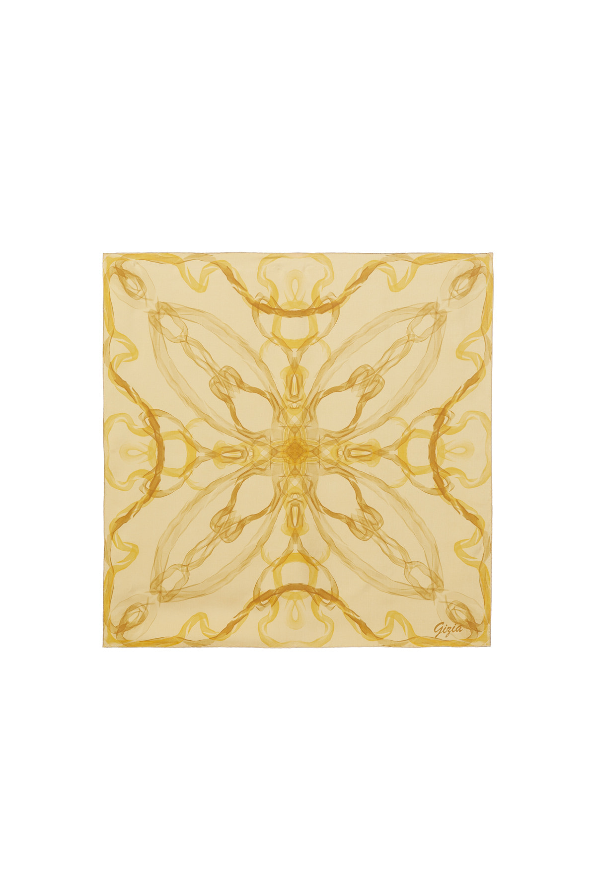 Simetrik Boyutlu Desenli Eşarp