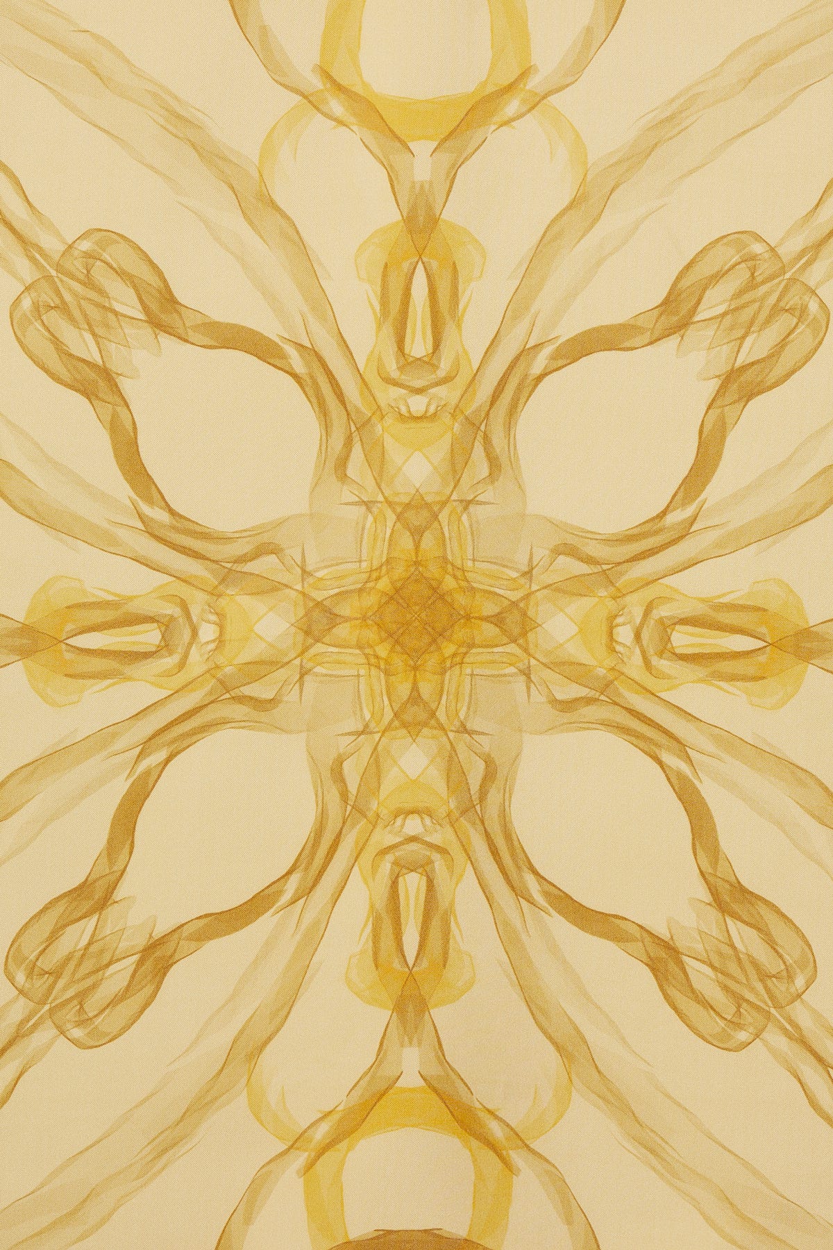 Simetrik Boyutlu Desenli Eşarp