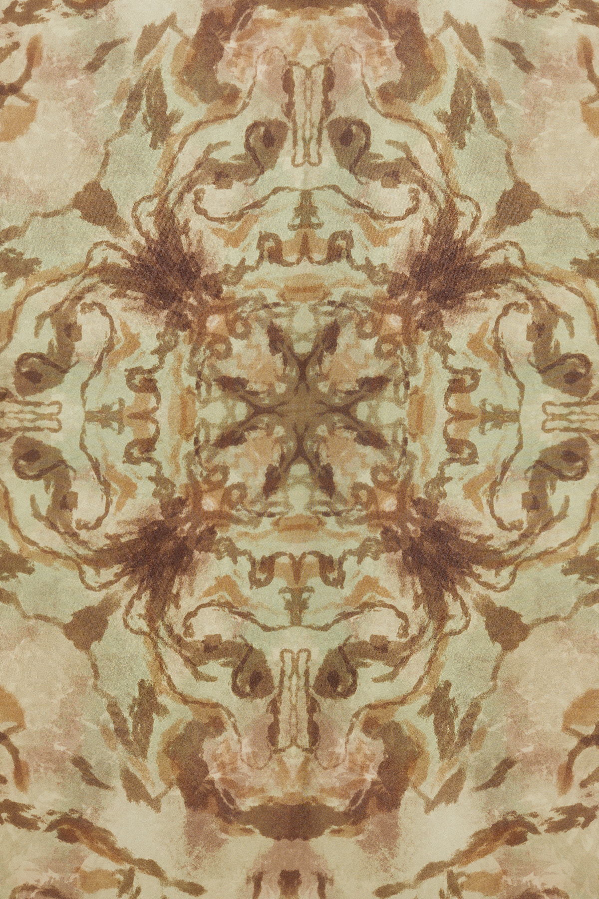 Karışık Pastel Dokulu Sout Desenli Simetrik Eşarp