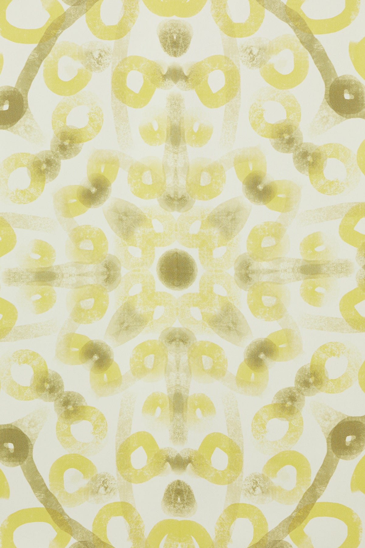 Simetrik Soyut Desenli Canlı Renkli Eşarp