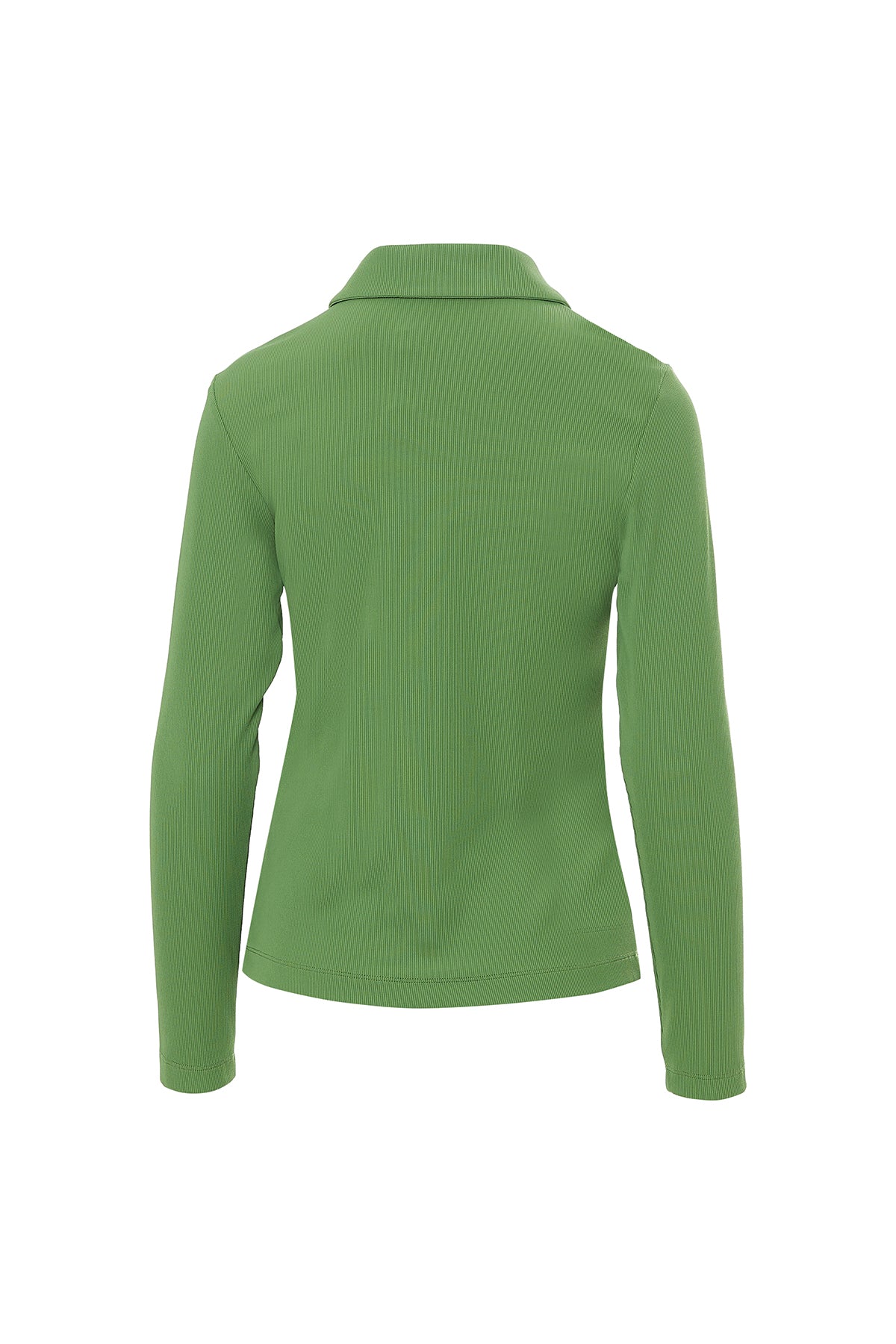 Yakalı Düğmeli Uzun Kol T-Shirt