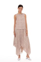 Kareli Kolsuz Tasarım Gömlek