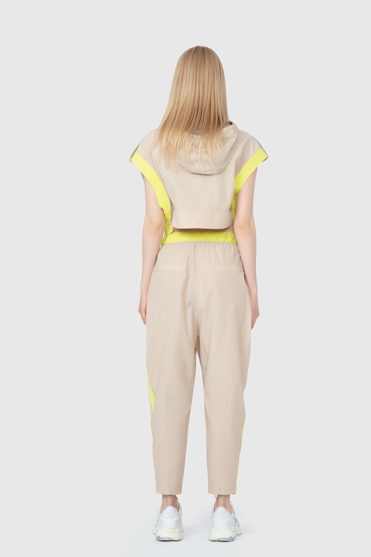 Kontrast Neon Bant Detaylı Jogger Pantolon