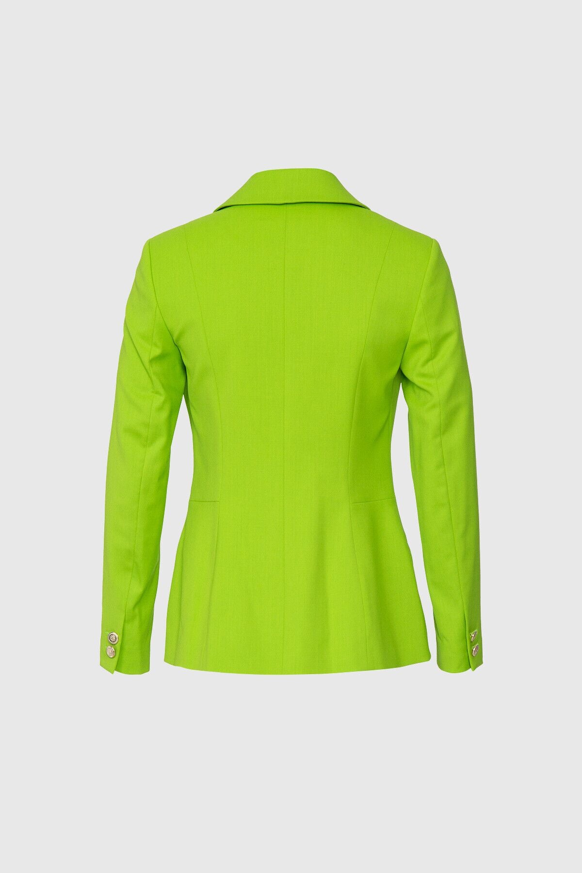 Fit Kesim Blazer Tek Düğmeli Yeşil Ceket