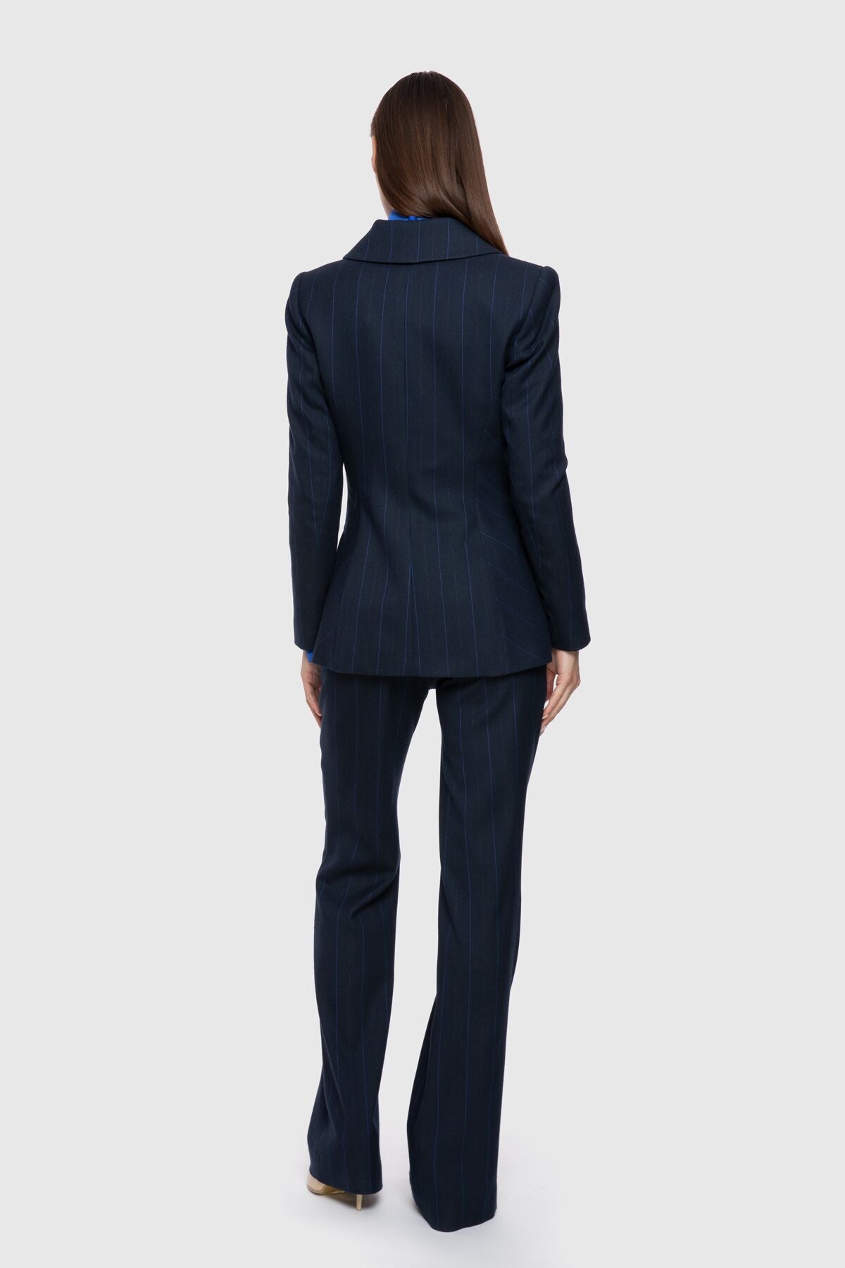 Çizgili Blazer Ceket
