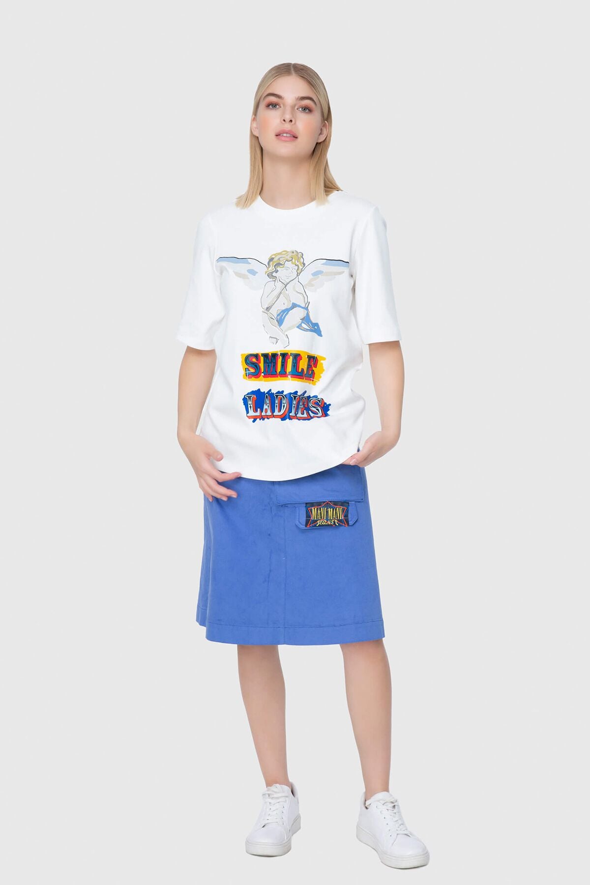 Baskı Detaylı Tshirt