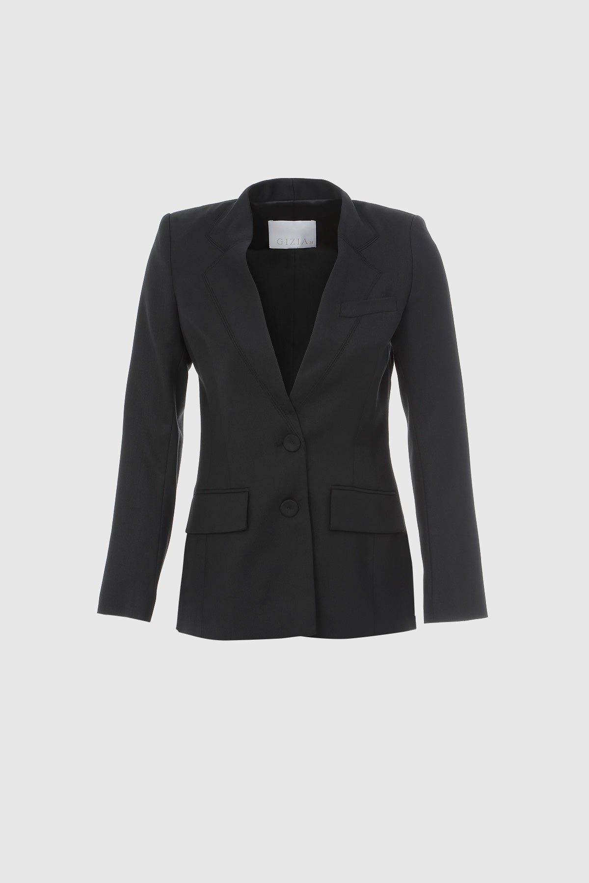 Yakası Dikiş Detaylı Klasik Blazer Ceket