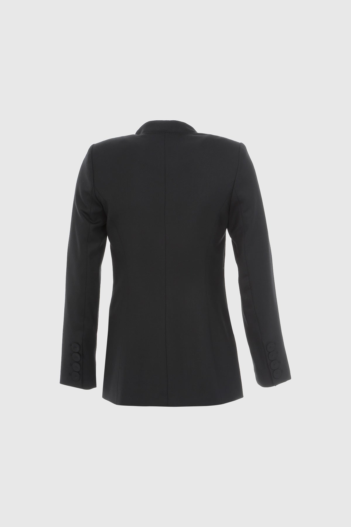 Yakası Dikiş Detaylı Klasik Blazer Ceket
