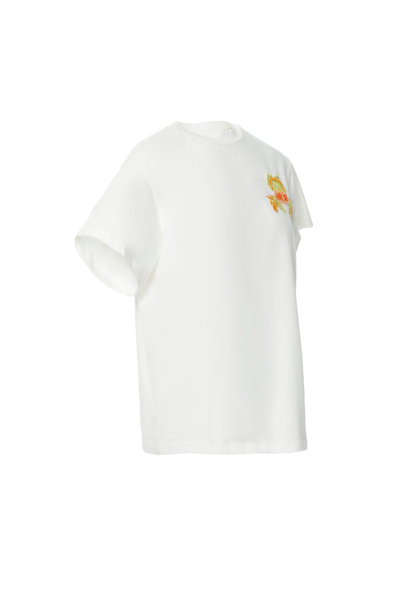 Aplike Nakış Detaylı Basic T-shirt
