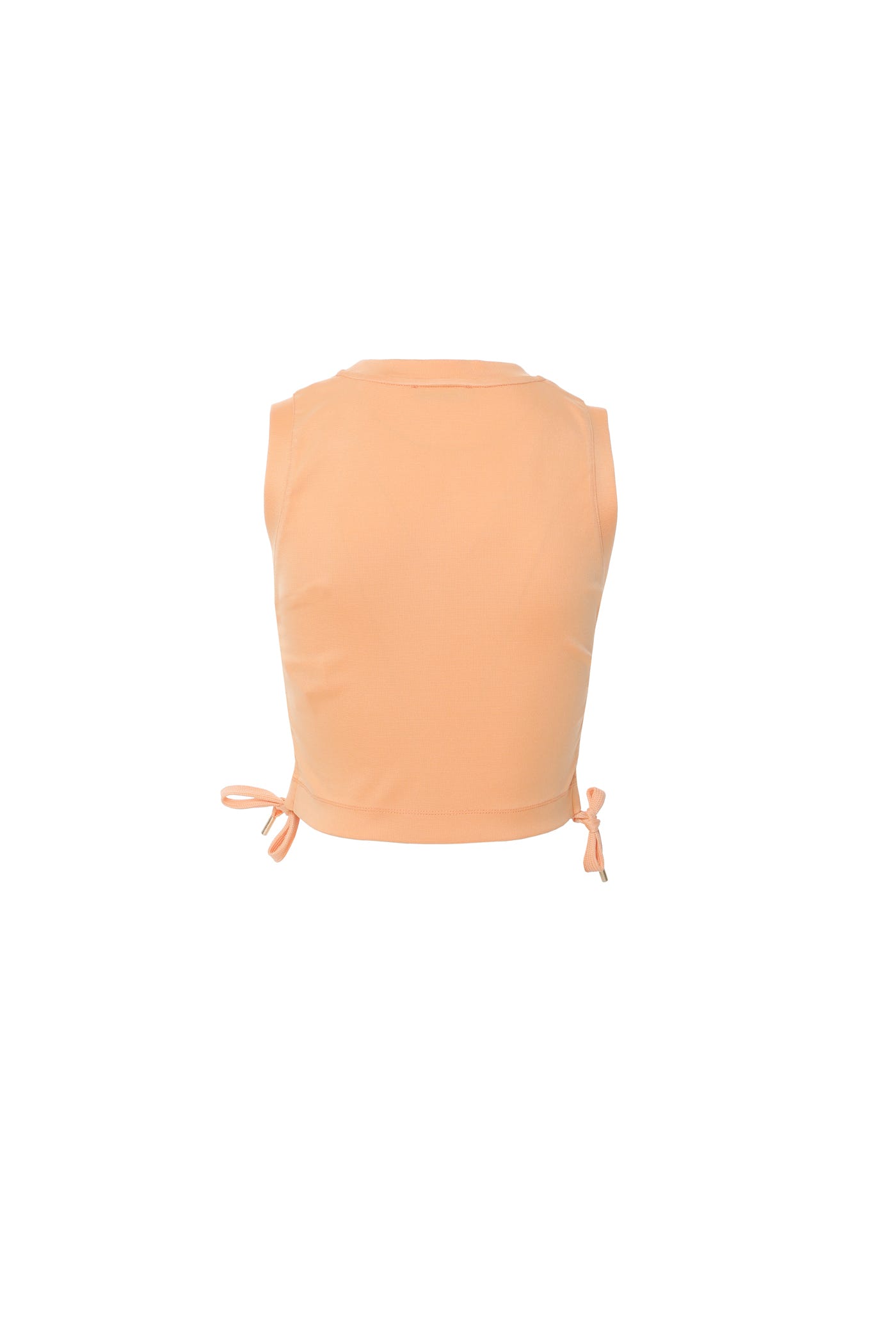 Yıldız Pleksi Detaylı Kolsuz Somon Crop