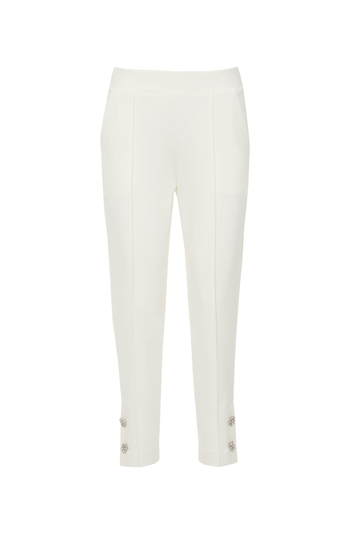 Paçası Düğme Detaylı Beli Lastikli Eşofman Altı