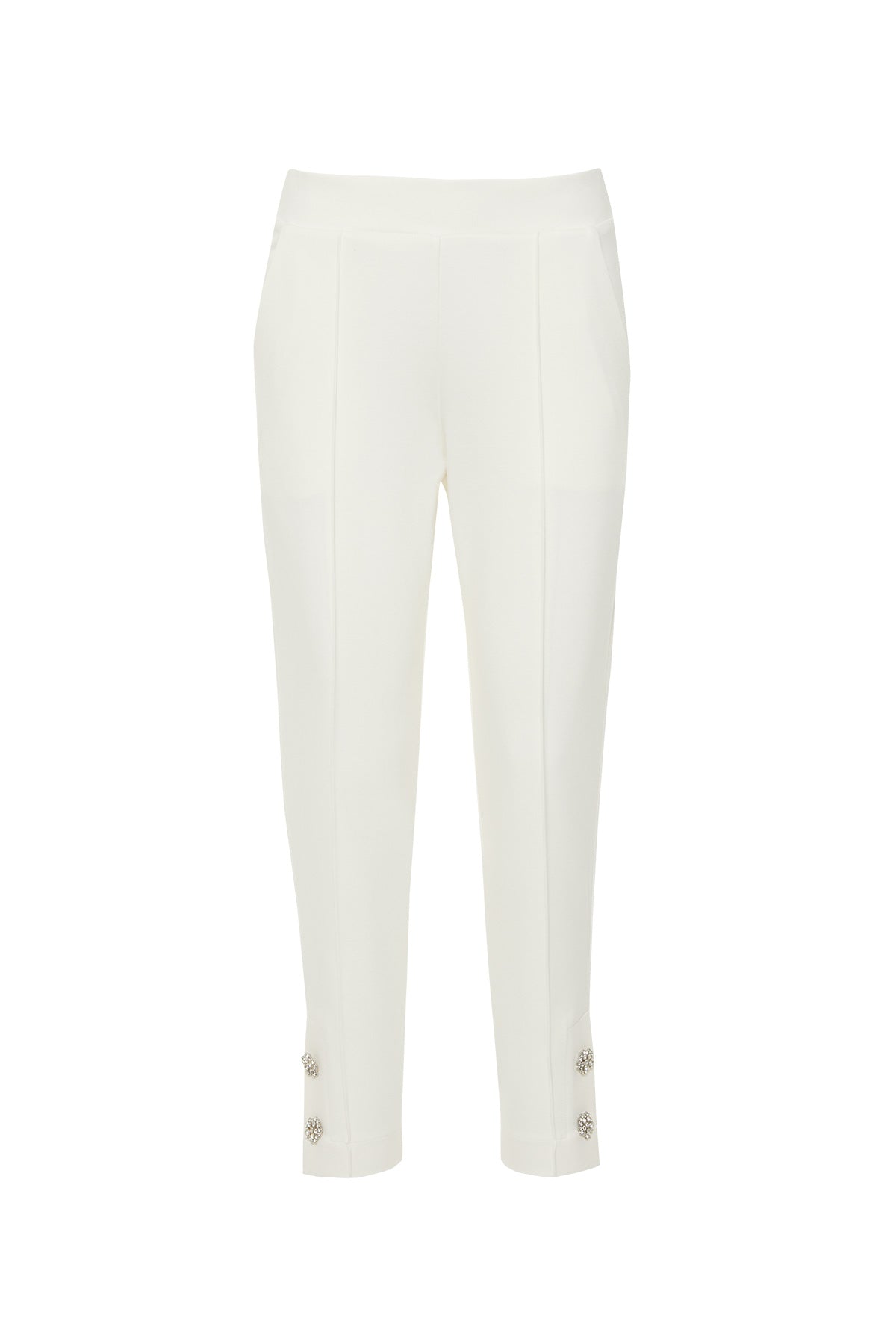 Paçası Düğme Detaylı Beli Lastikli Eşofman Altı