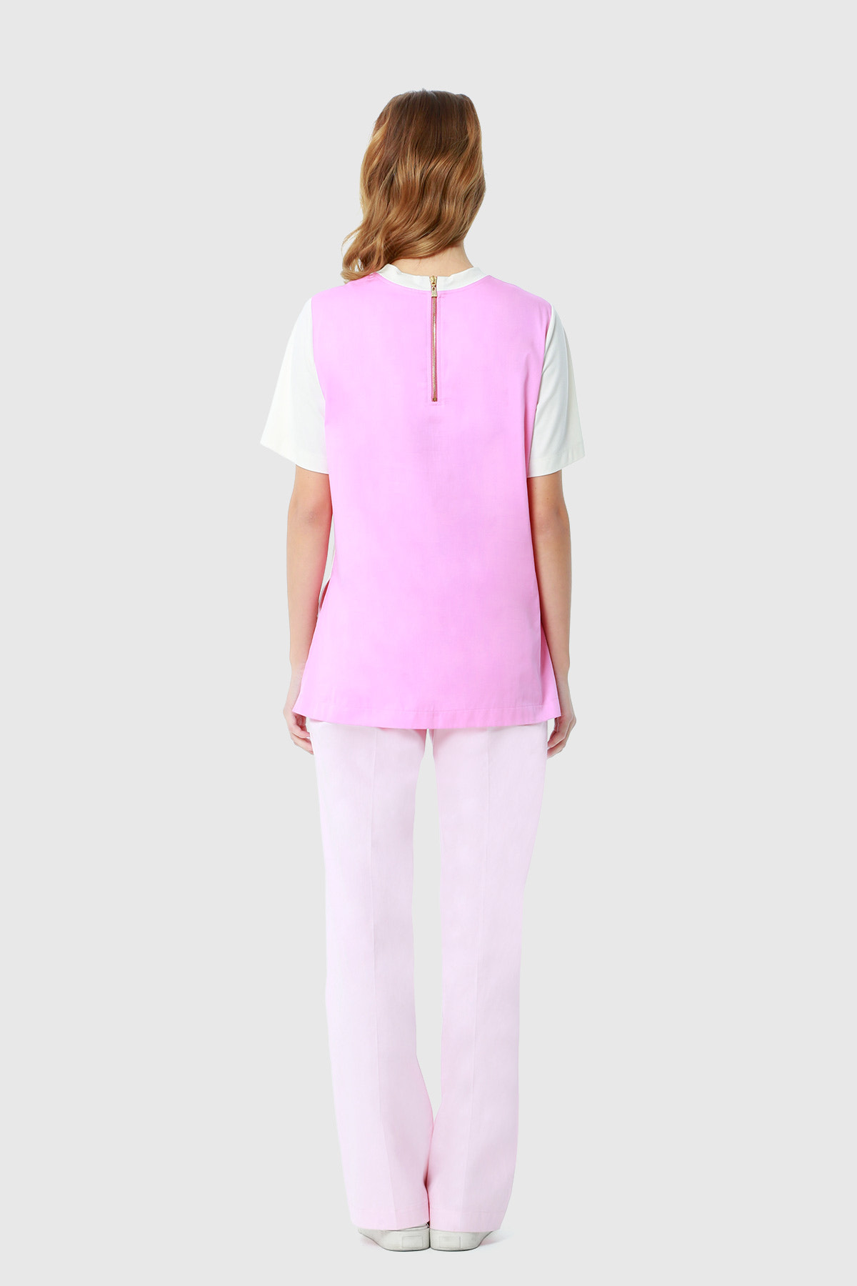 Dream Yazı Baskı Detaylı Arkası Poplin Garnili Örme T-shirt