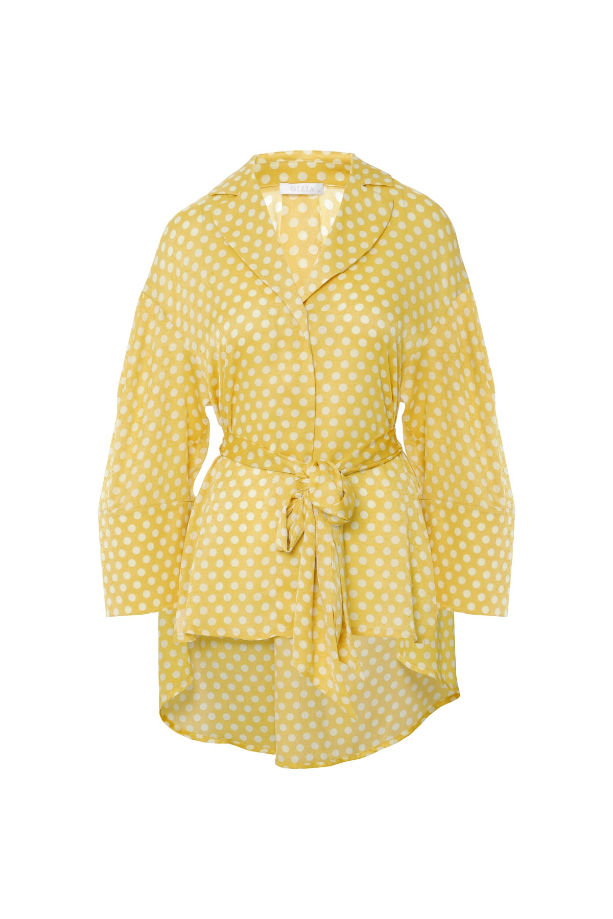 Seyyar Kuşaklı Kalın Kol Bantlı Gömlek