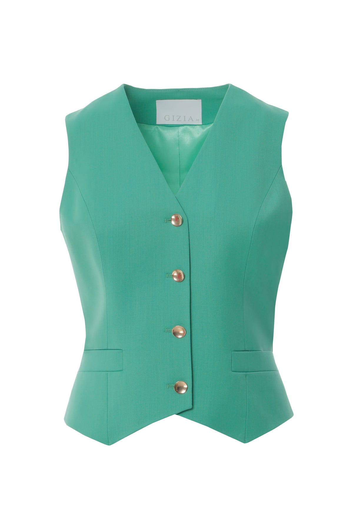 Düğme Ve Toka Detaylı Yelek