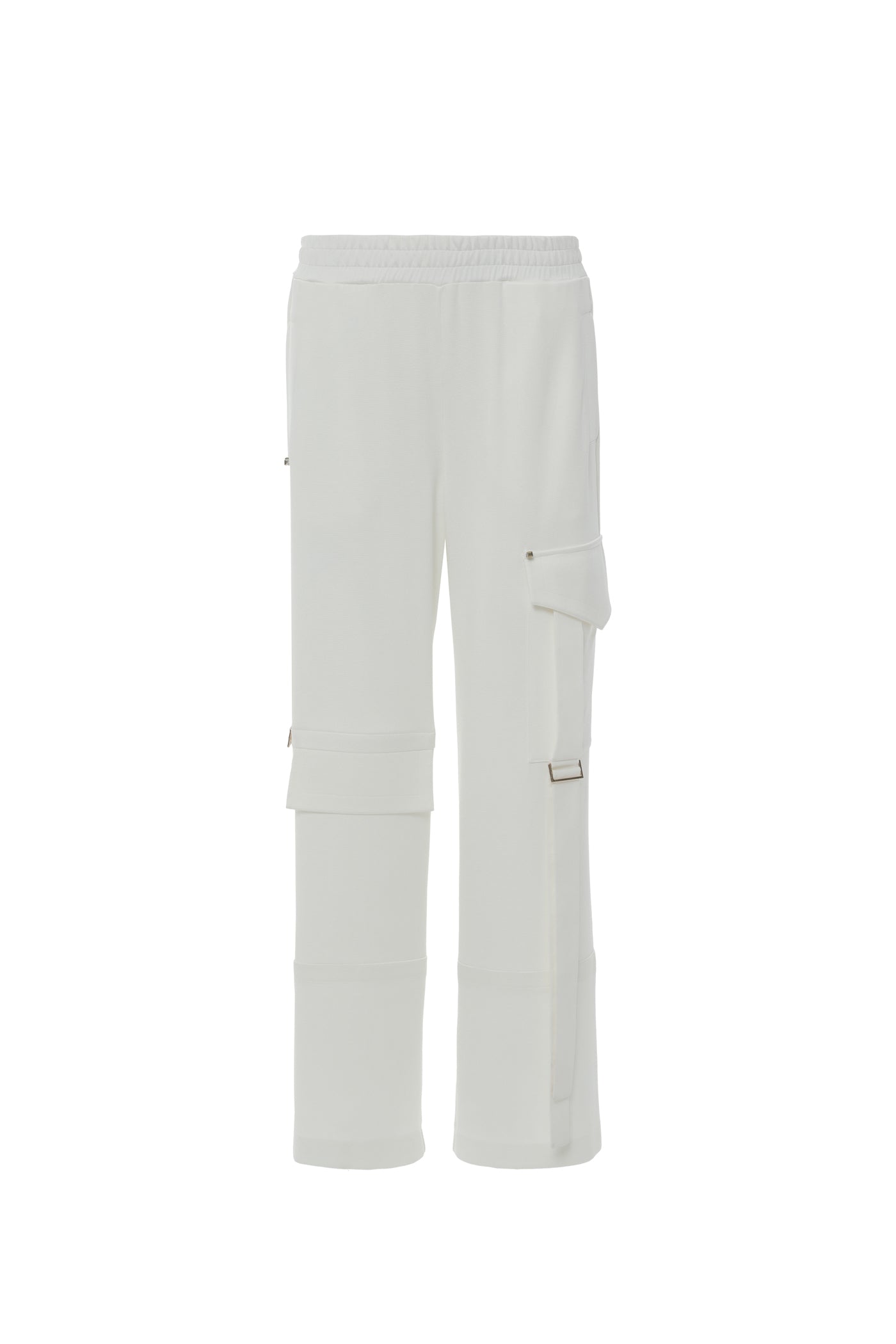 Kargo Cep Detaylı Cep Kenarları Boncuk Süslemeli Beli Lastikli Pantolon