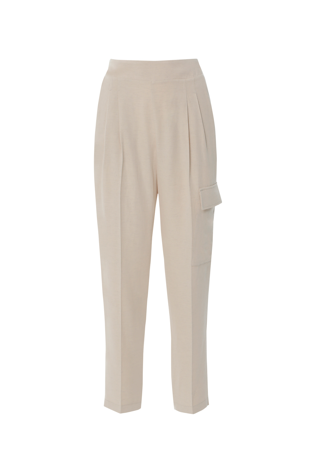 Arkası Lastikli Kargo Cepli Pantolon