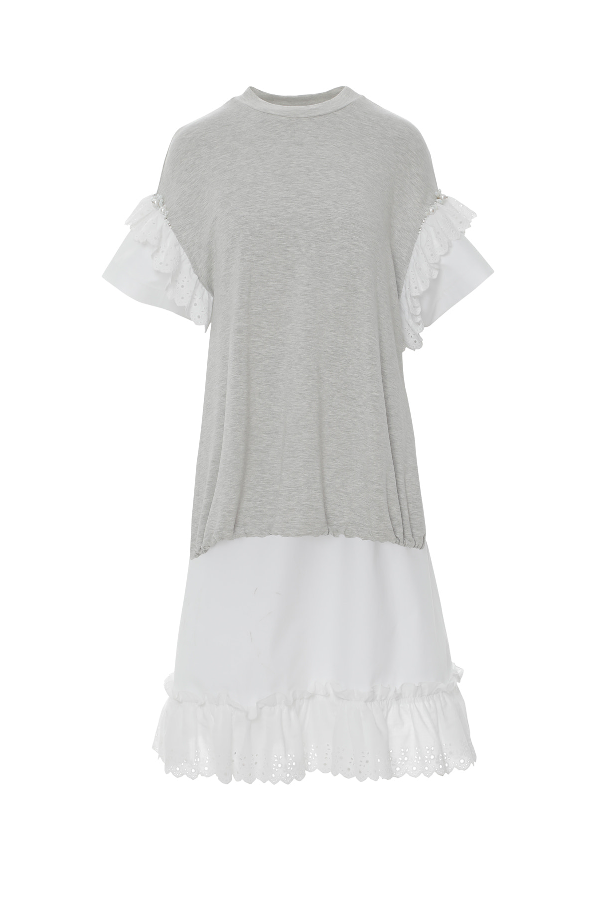 Yuvarlak Yaka Midi Spor Elbise