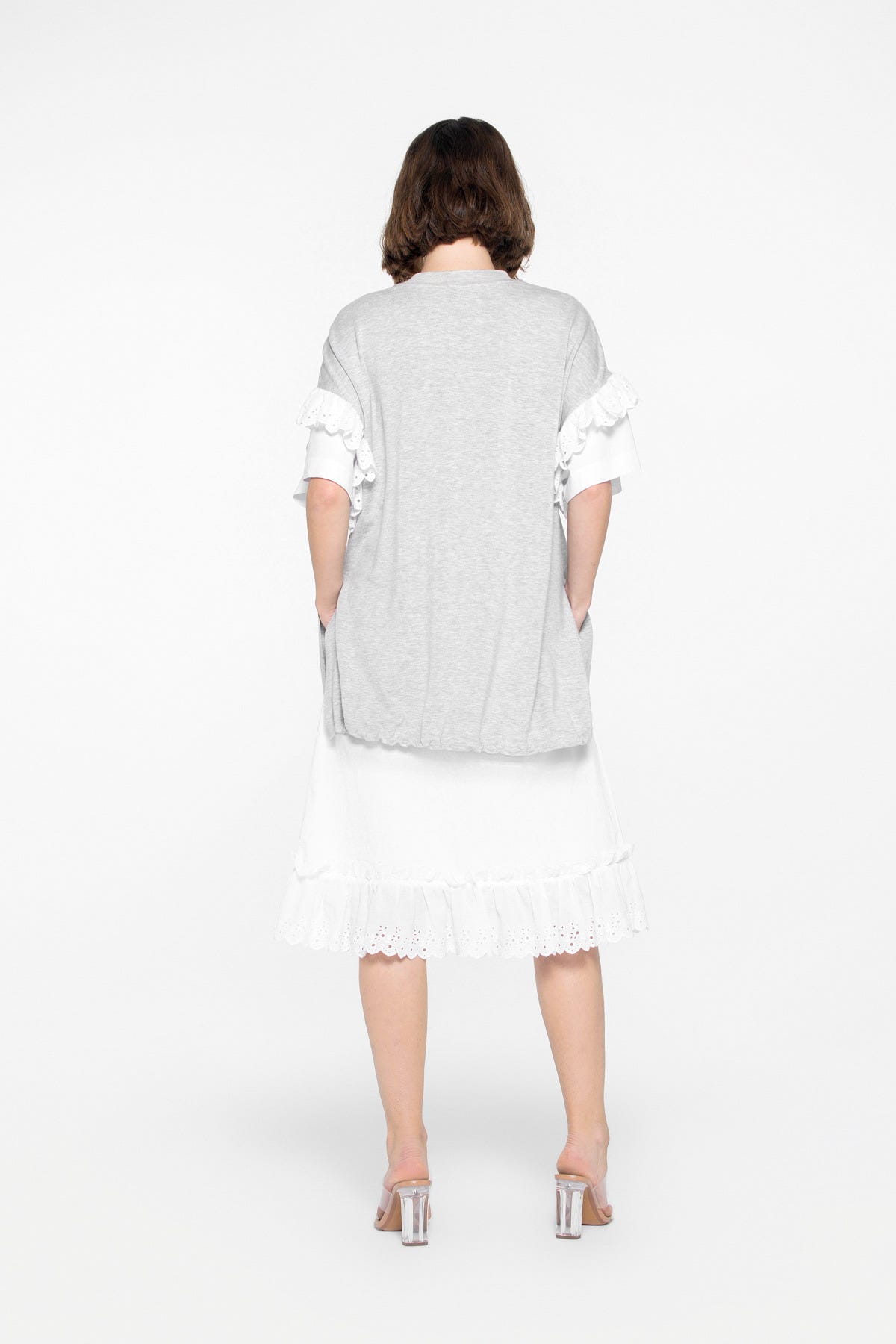 Yuvarlak Yaka Midi Spor Elbise