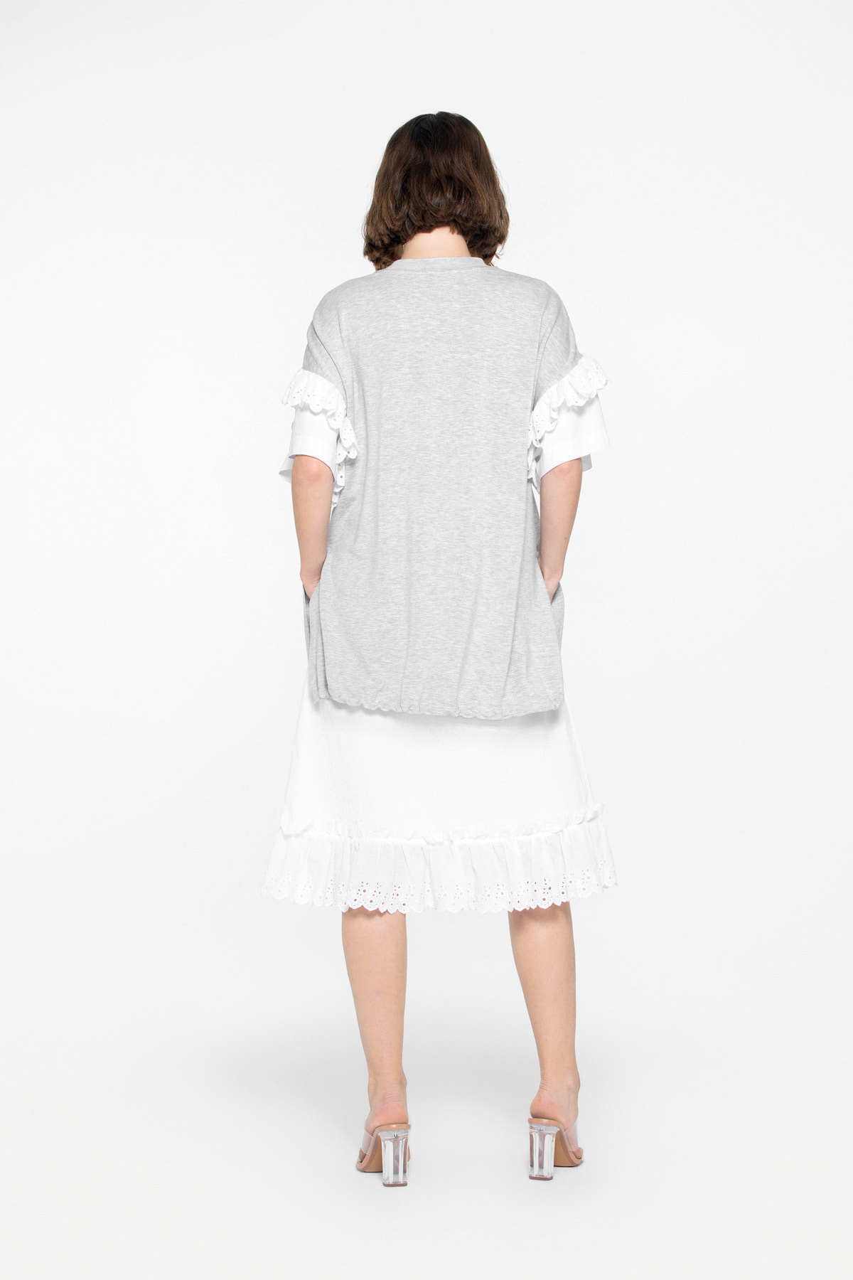 Yuvarlak Yaka Midi Spor Elbise