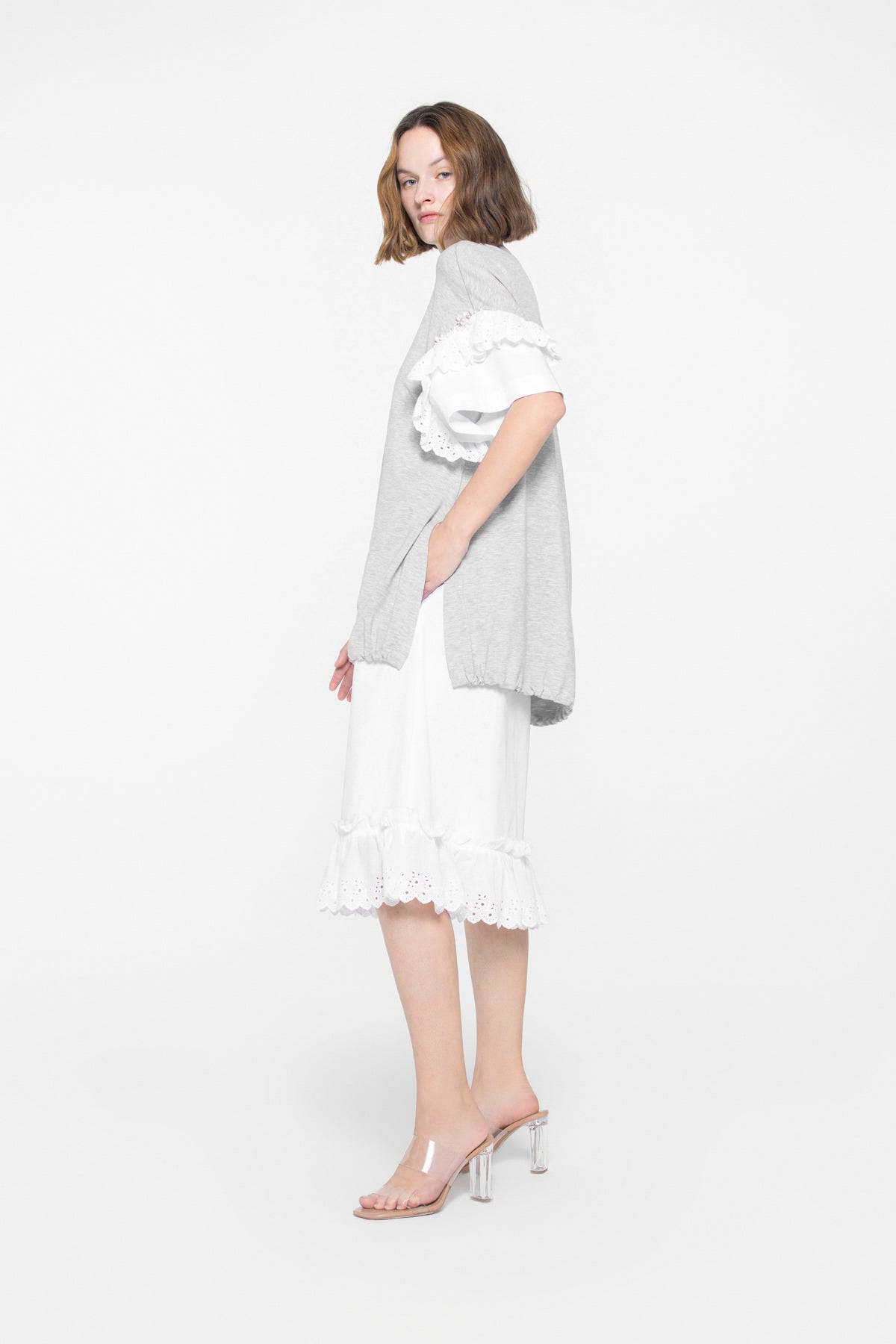 Yuvarlak Yaka Midi Spor Elbise