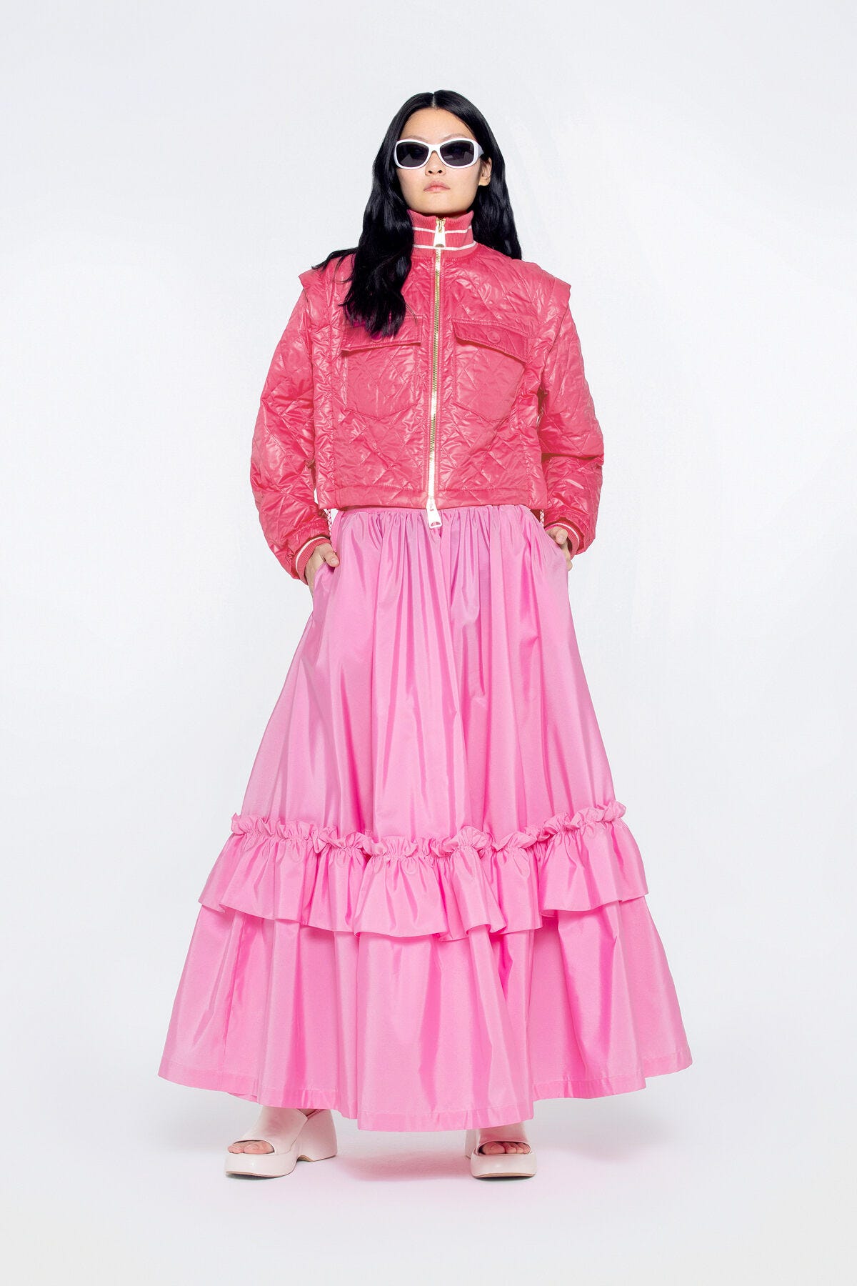 Yaka Ve Manşet Ribana Bantlı Kolu Çıkarılabilir Yağmurluk