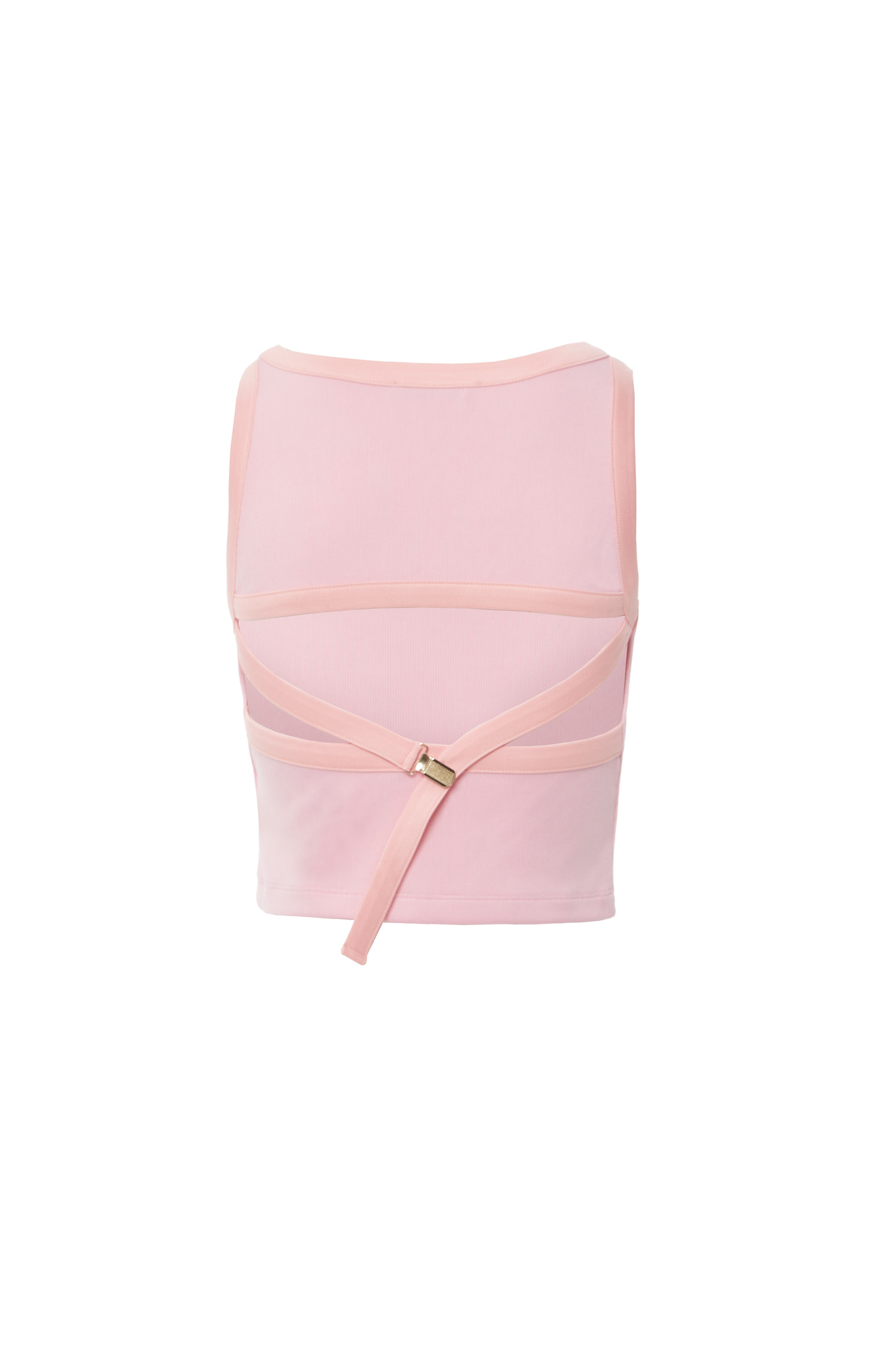 Sırt Dekolteli Kolsuz Crop