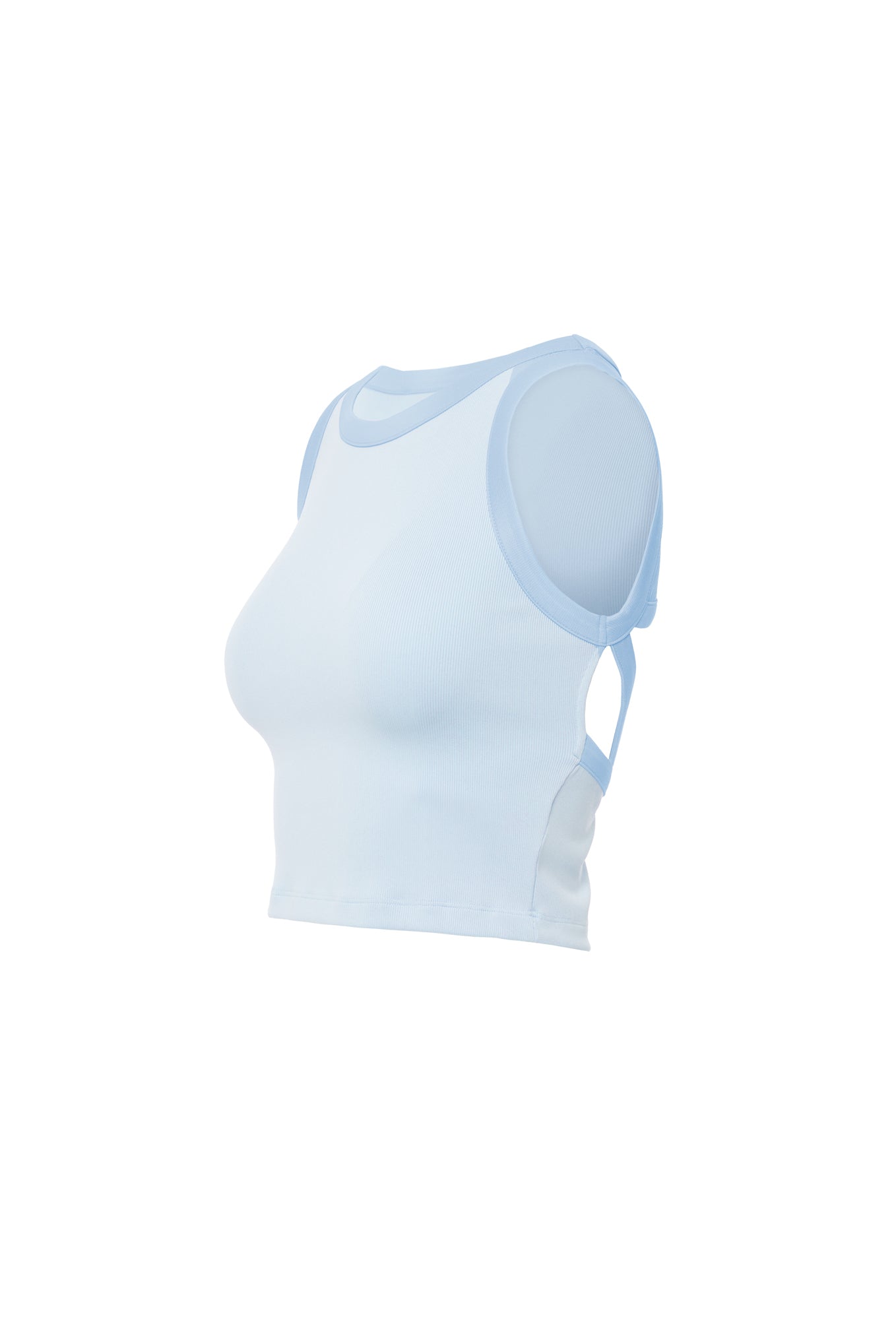 Sırt Dekolteli Kolsuz Crop